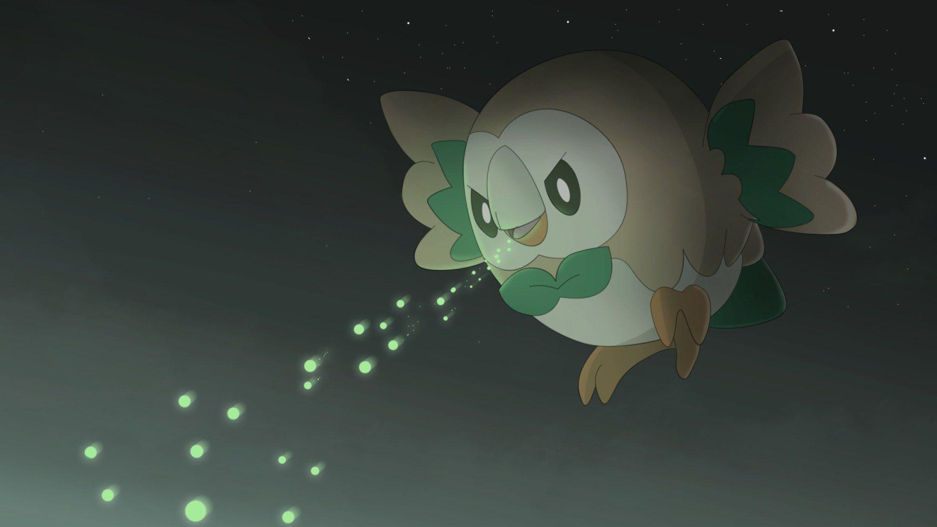 1920x1080 Pokemon, Pokemon Sun and Moon, Rowlet HD Wallpaper & Background
