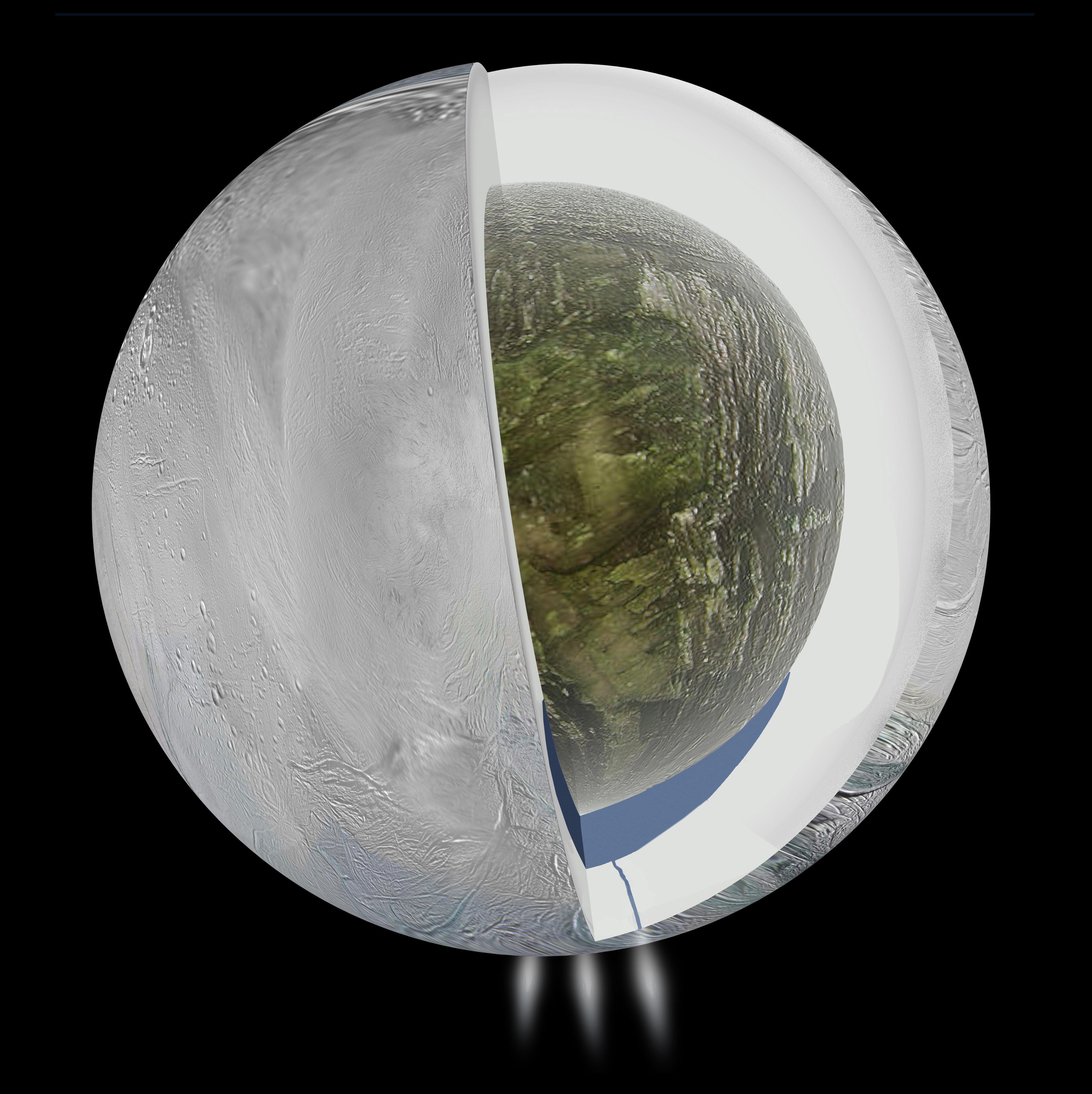 4992x5001 Ocean Inside Saturn's Moon Enceladus