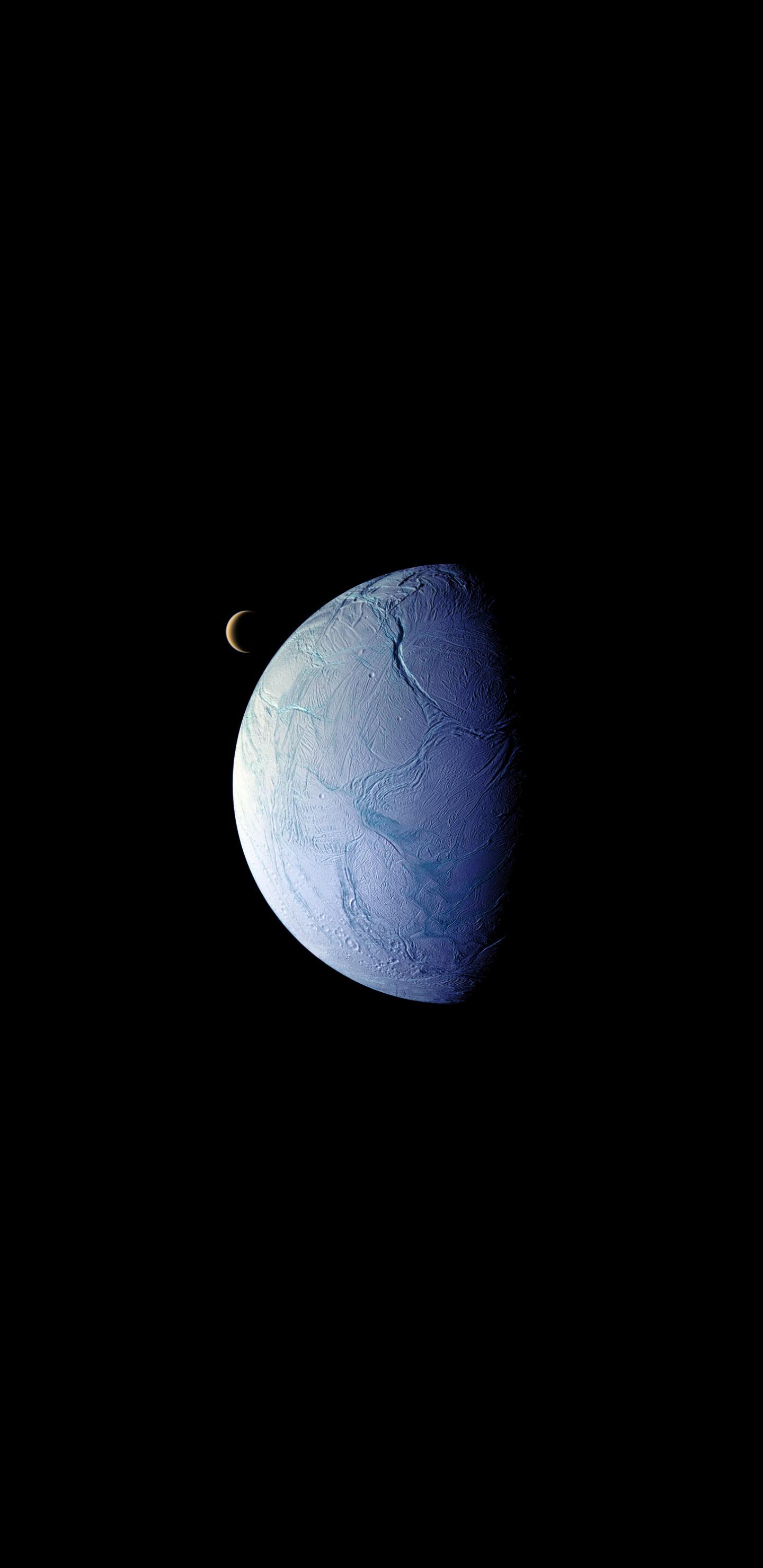 1440x2960 Enceladus. Smart Phone Wallpaper
