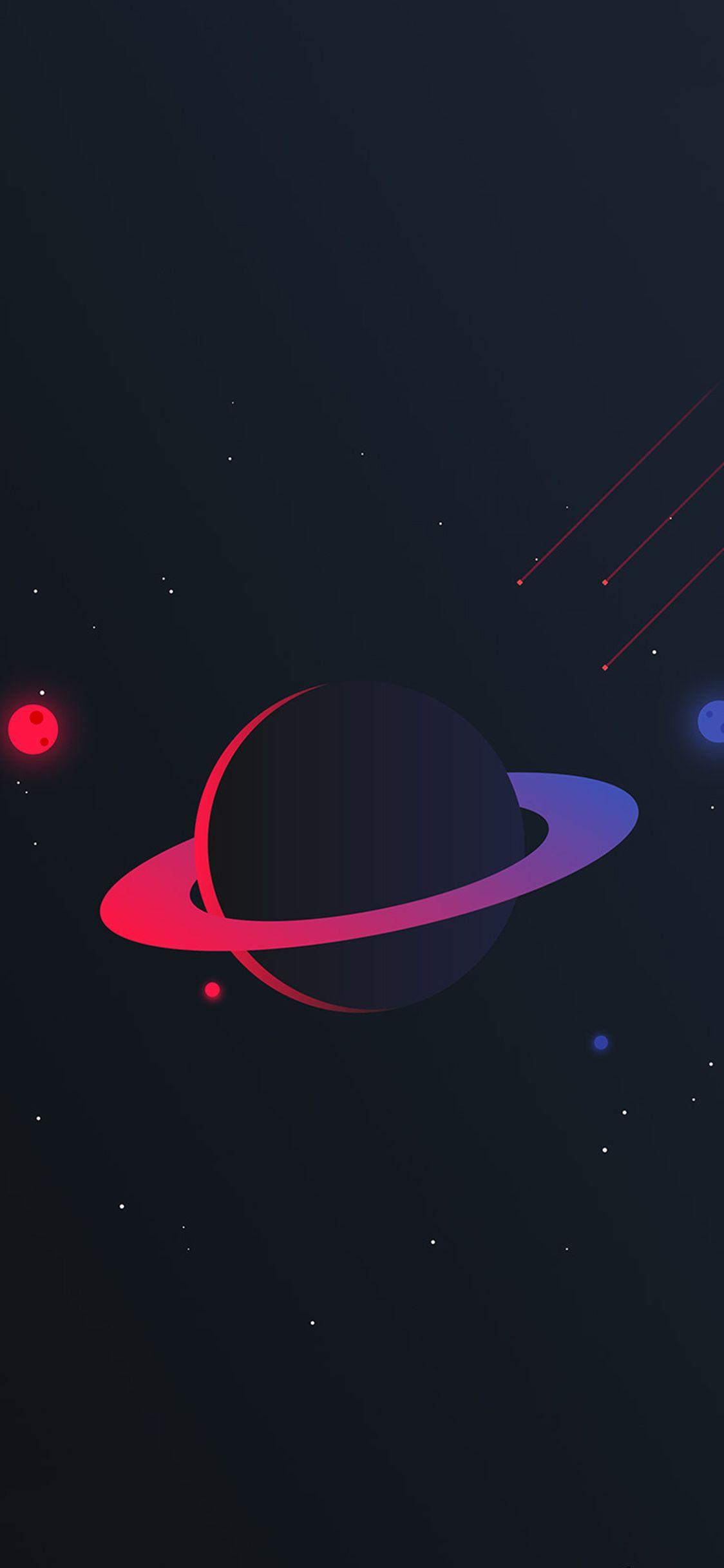 1124x2432 saturne wallpaper