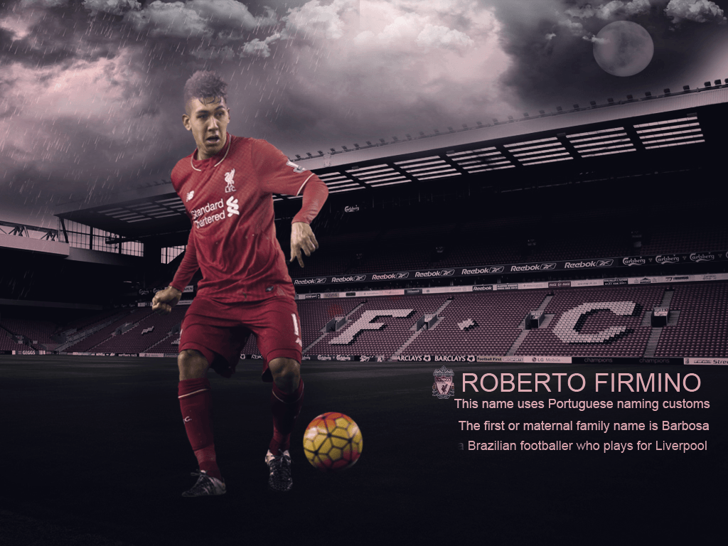 1024x768 Roberto Firmino Wallpaper