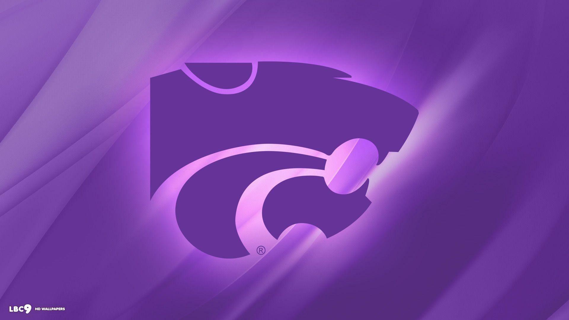 Kansas State Wildcats American football team emblem silk flag  purplewhite silk texture HD wallpaper  Peakpx