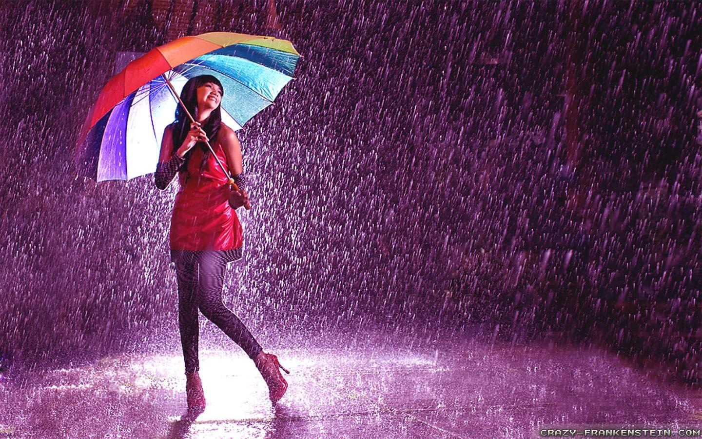 1440x900 Romantic Rain wallpaper