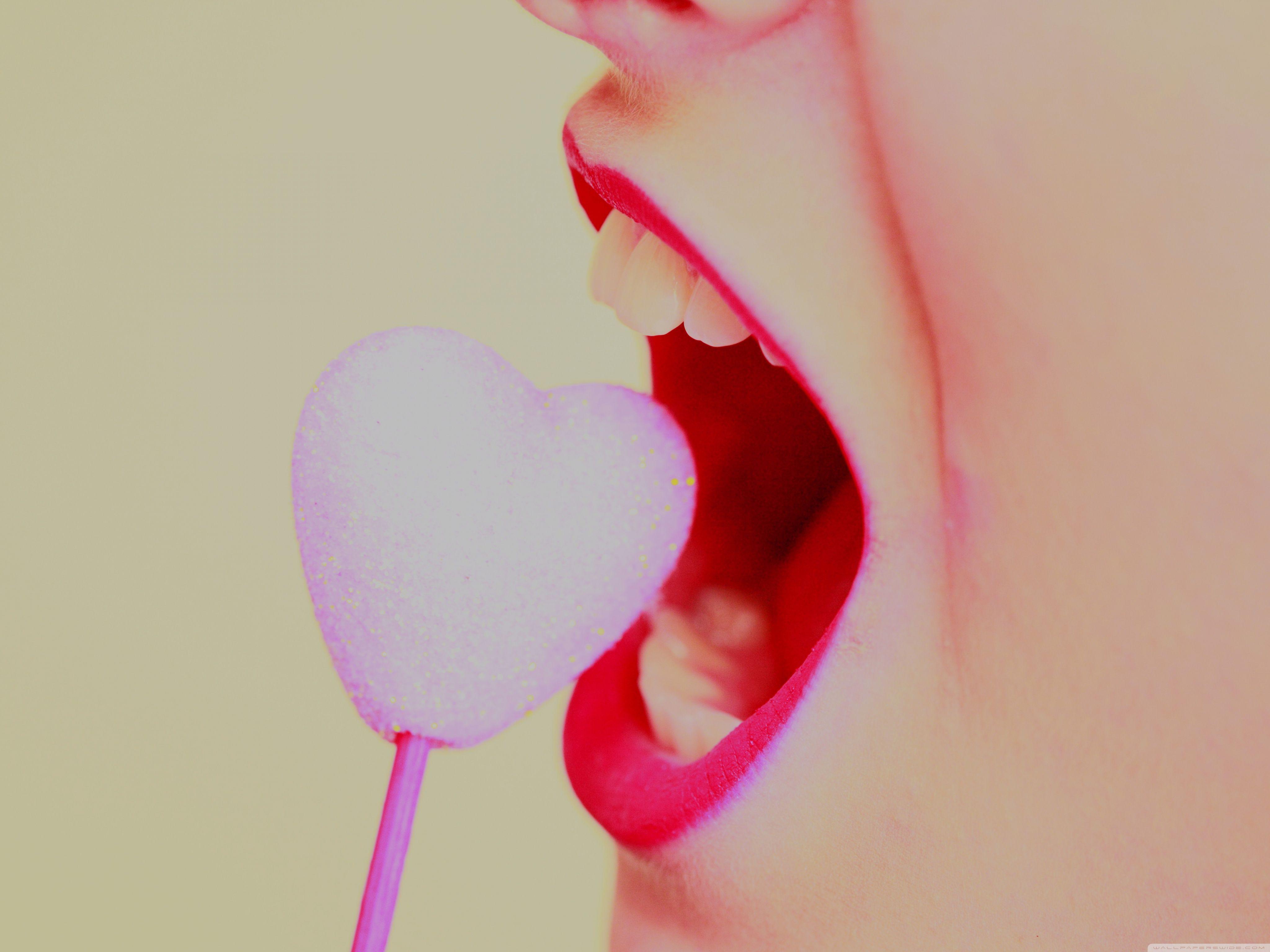 4096x3072 Red lips, Mouth wallpaper and image, picture