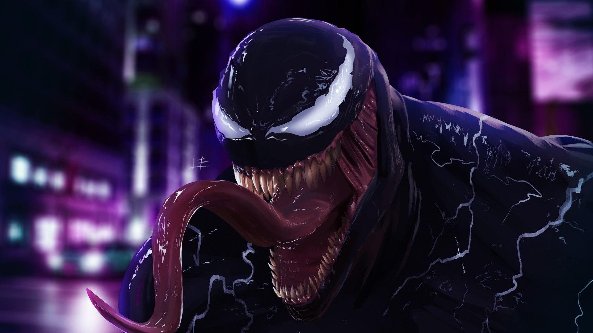1920x1080 Venom Big Mouth Art Laptop Full HD 1080P HD 4k