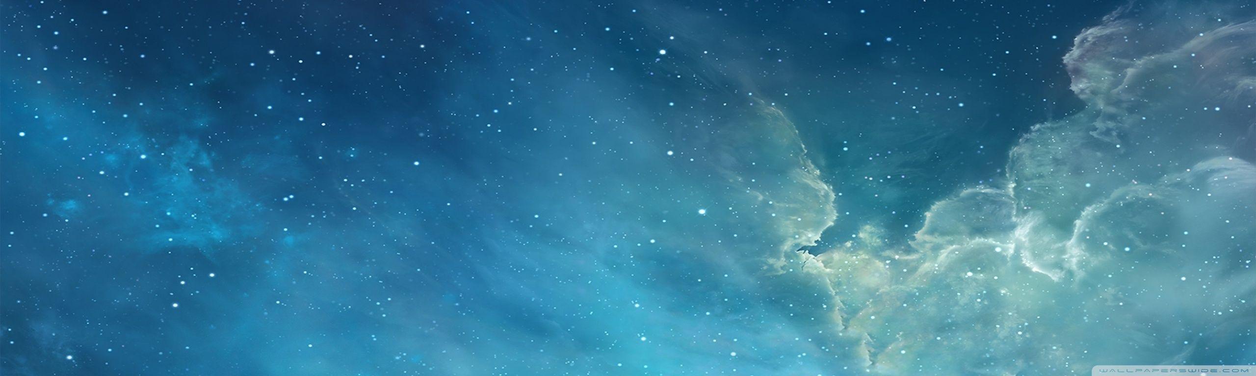 2560x768 iOS 7 Galaxy ❤ 4K HD Desktop Wallpaper for 4K Ultra HD TV