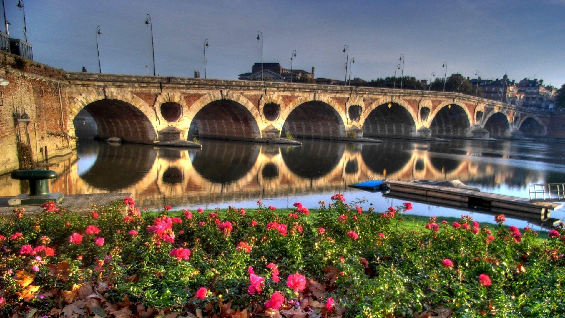 1920x1080 Pont Neuf, Toulouse HD Wallpaper