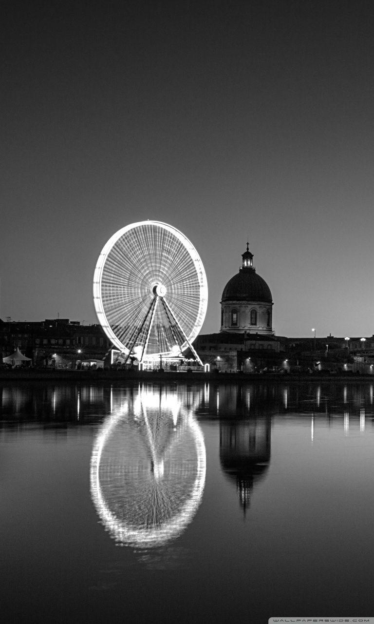 768x1280 Toulouse Black and White ❤ 4K HD Desktop Wallpaper