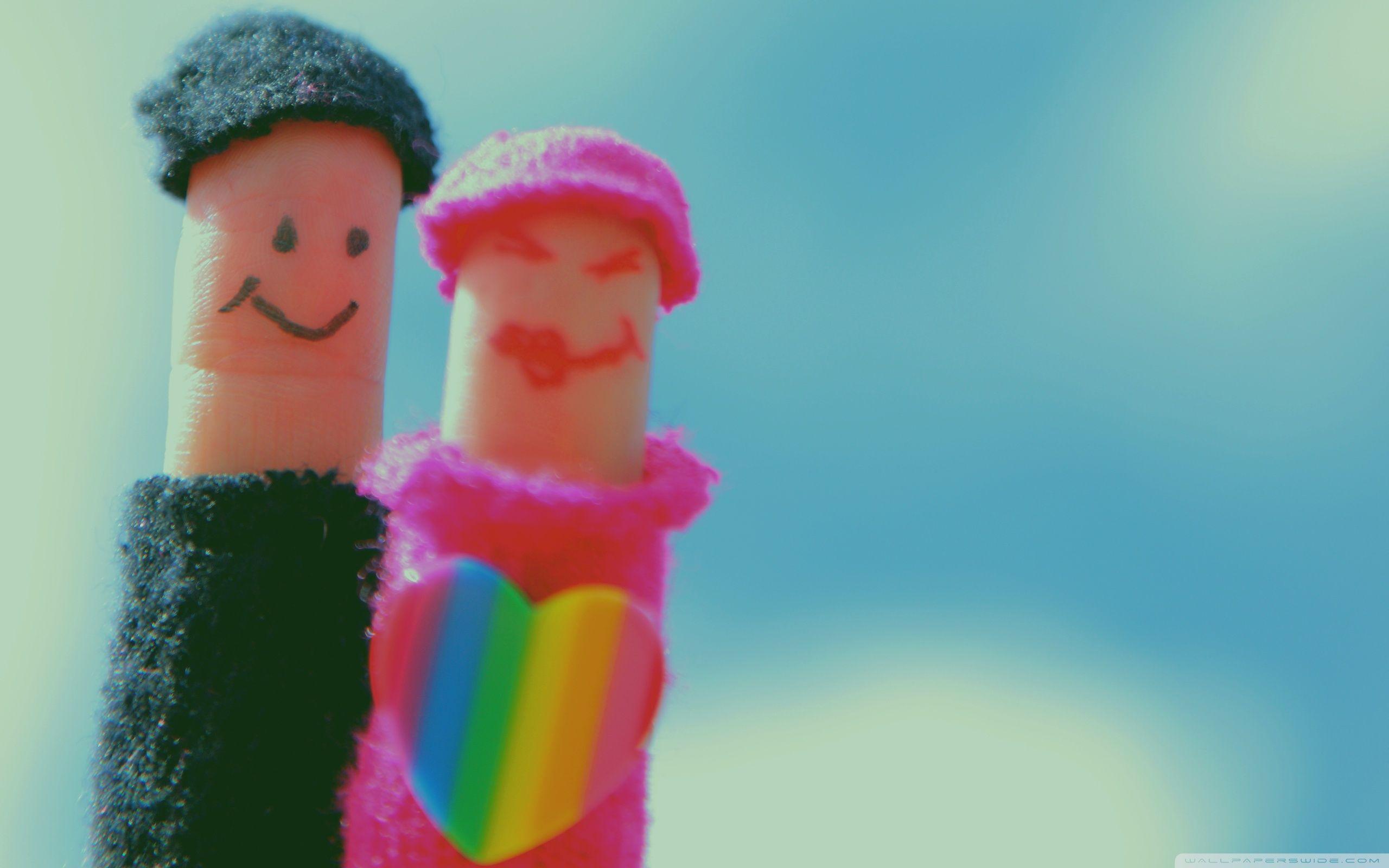 2560x1600 Happy Finger Friends ❤ 4K HD Desktop Wallpaper for 4K Ultra
