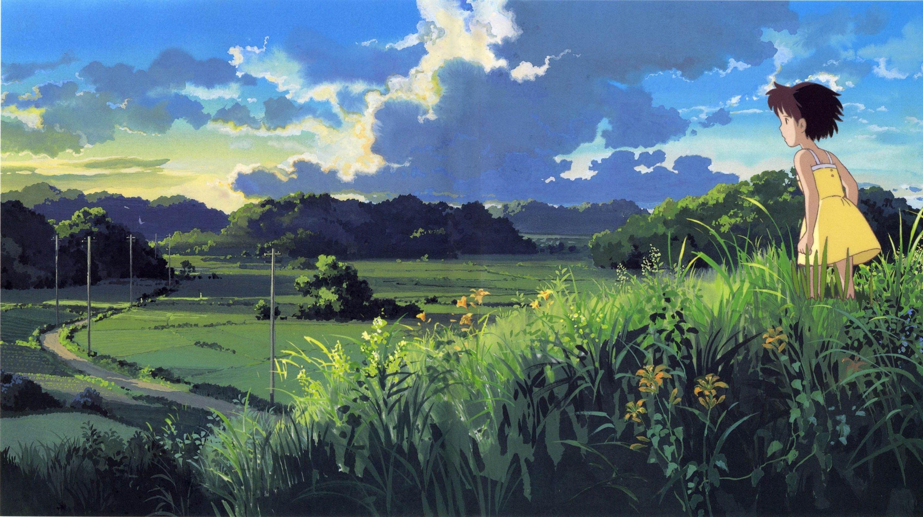 3147x1764 Totoro Background 4k Dark Studio Ghibli