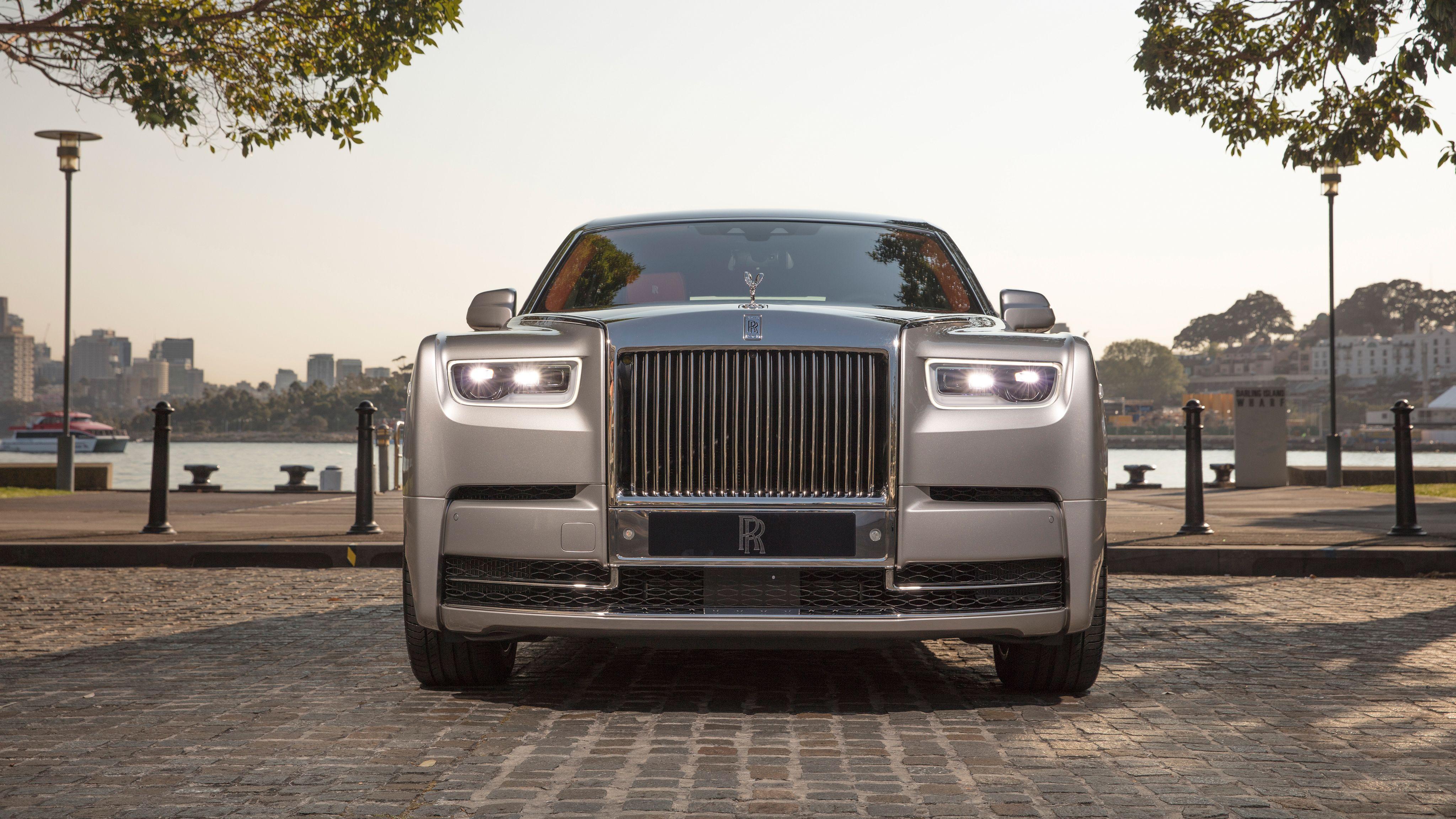 4096x2304 Rolls Royce Phantom Angel Grill HD wallpaper. cars