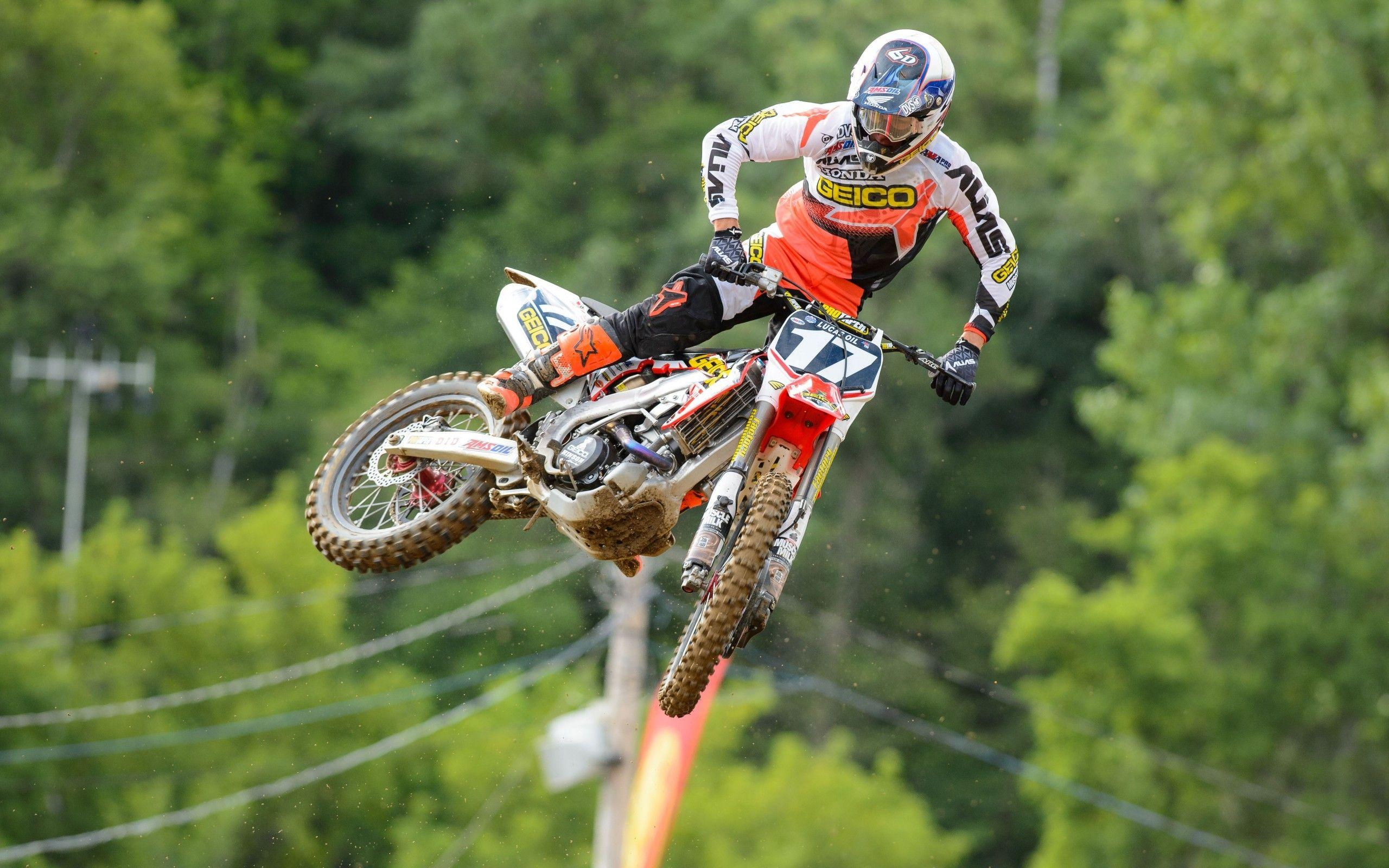 2560x1600 Download 2560x1600 Motocross, Dirt, Honda H, Racing