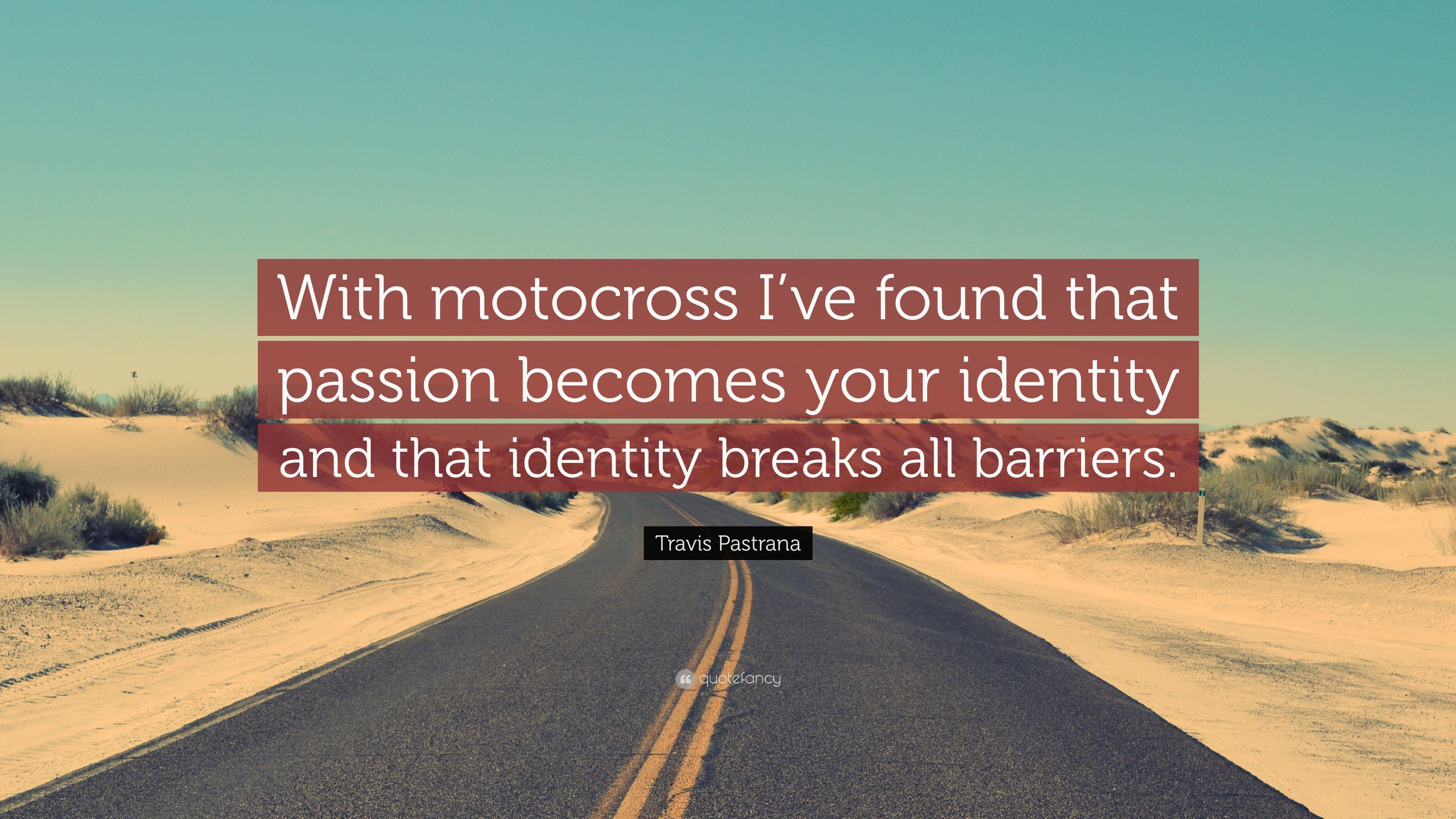 3840x2160 Travis Pastrana Quote: “With motocross I've found that