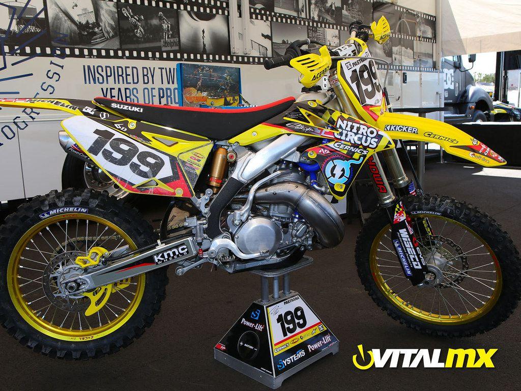 1024x768 Red Bull Straight Rhythm Travis Pastrana's RM Z 500