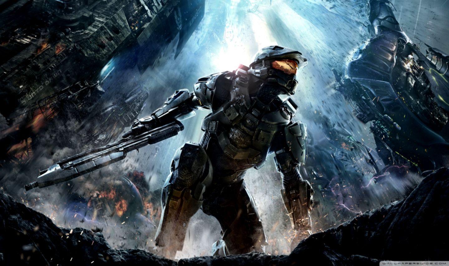 1440x855 Halo 4 Logo Wallpaper HD