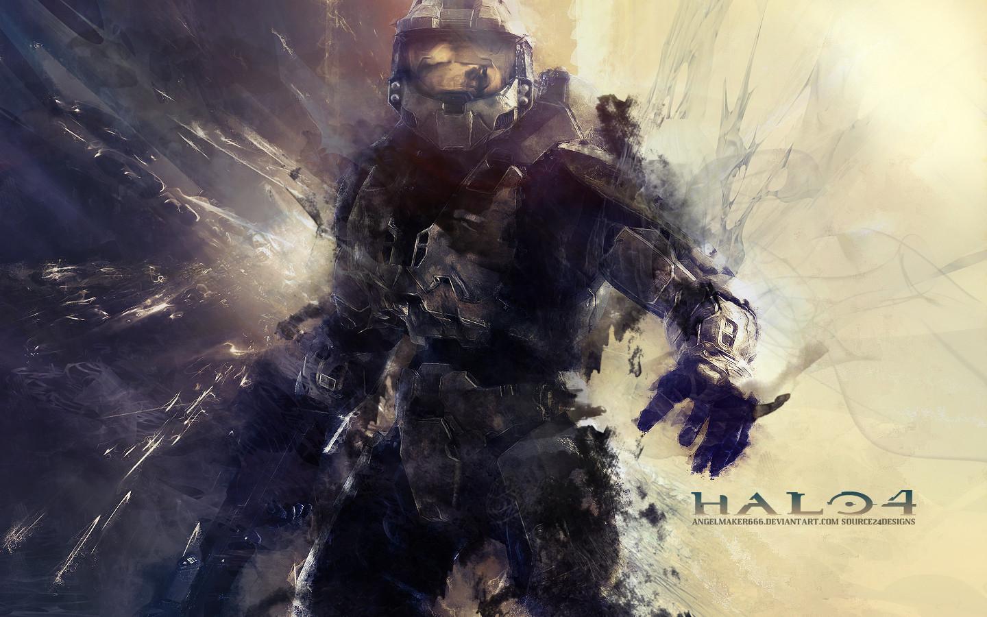 1440x900 Halo 4 Logo Wallpaper HD