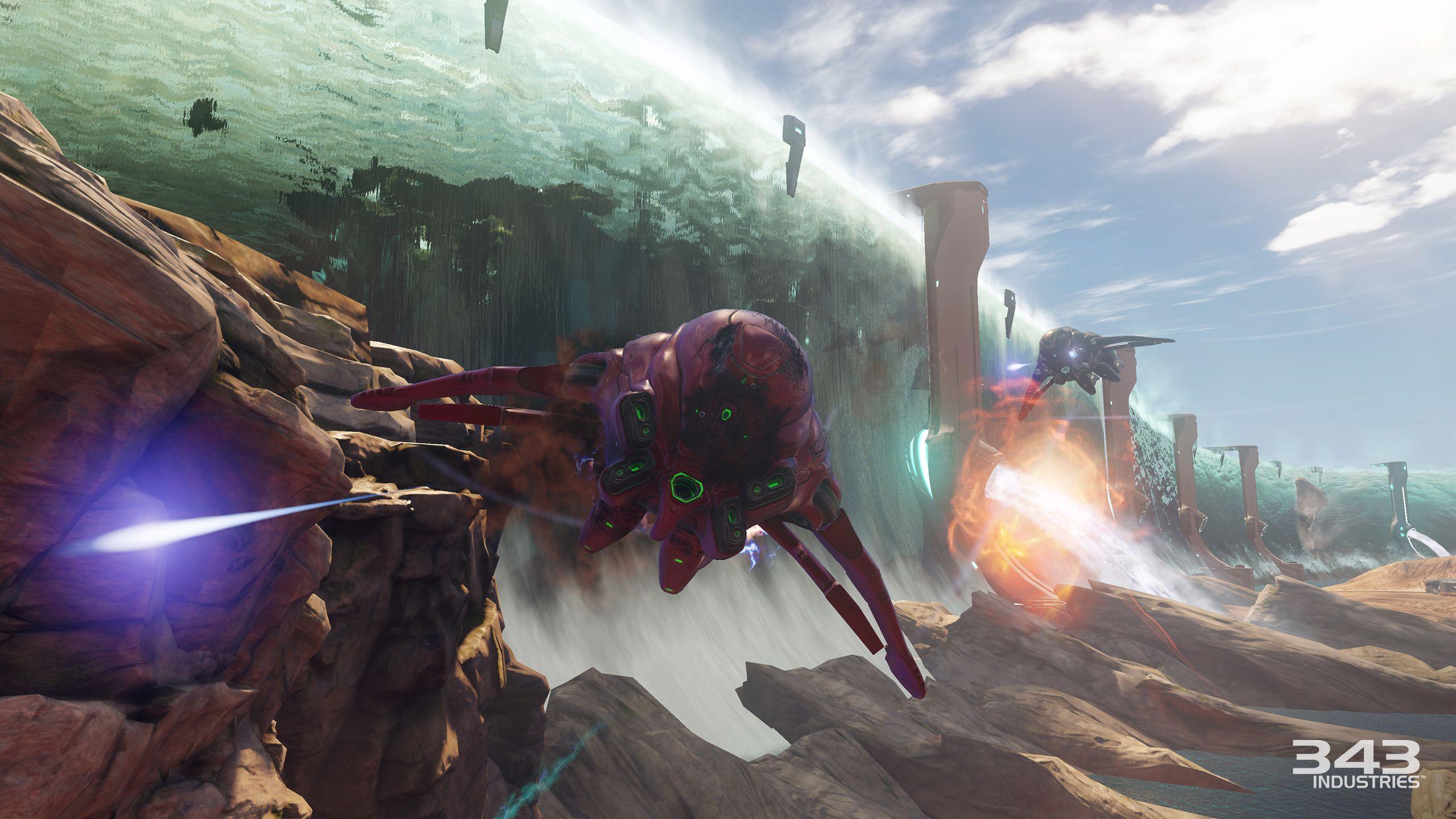 2560x1440 Halo 5 Guardians Wallpaper & Warzone Gameplay