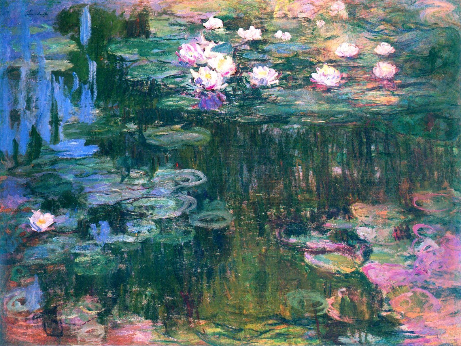 Monet impressionist desktop wallpaper Water  Premium Photo Illustration   rawpixel