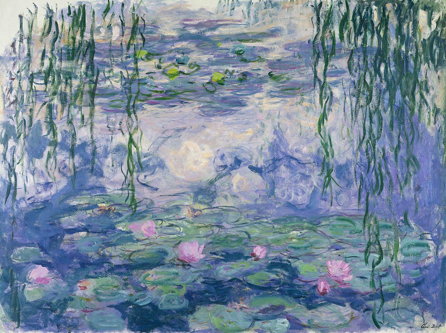 Claude Monet Water Lilies Wallpapers Top Free Claude Monet Water Lilies Backgrounds Wallpaperaccess