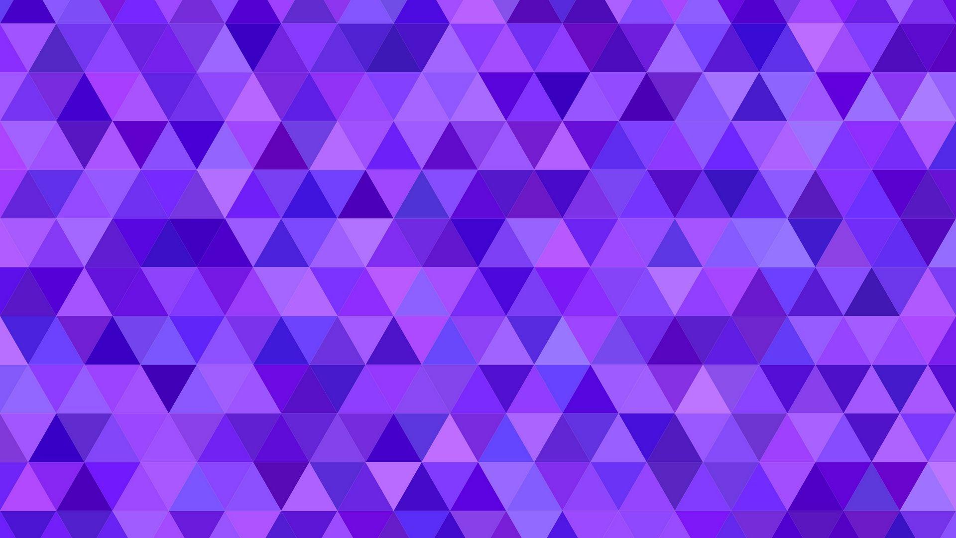 1920x1080 Tải xuống hình nền 1920x1080 hình tam giác, màu tím, tử đinh hương