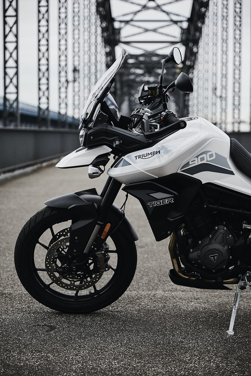 800x1200 Triumph tiger triumph, motorcycle, bike, side view, HD phone wallpaper