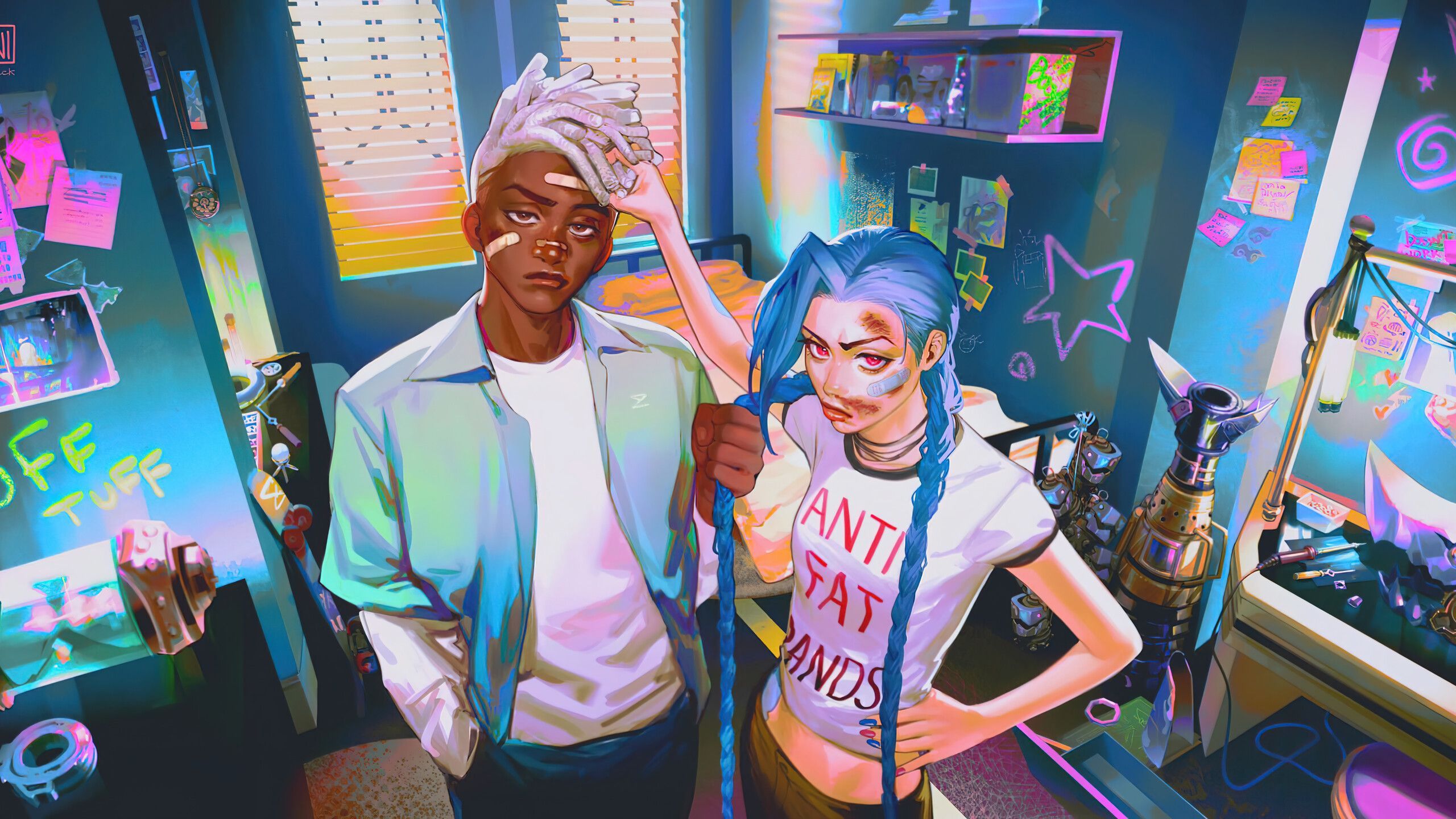 Ekko and Jinx Wallpapers - Top Free Ekko and Jinx Backgrounds ...