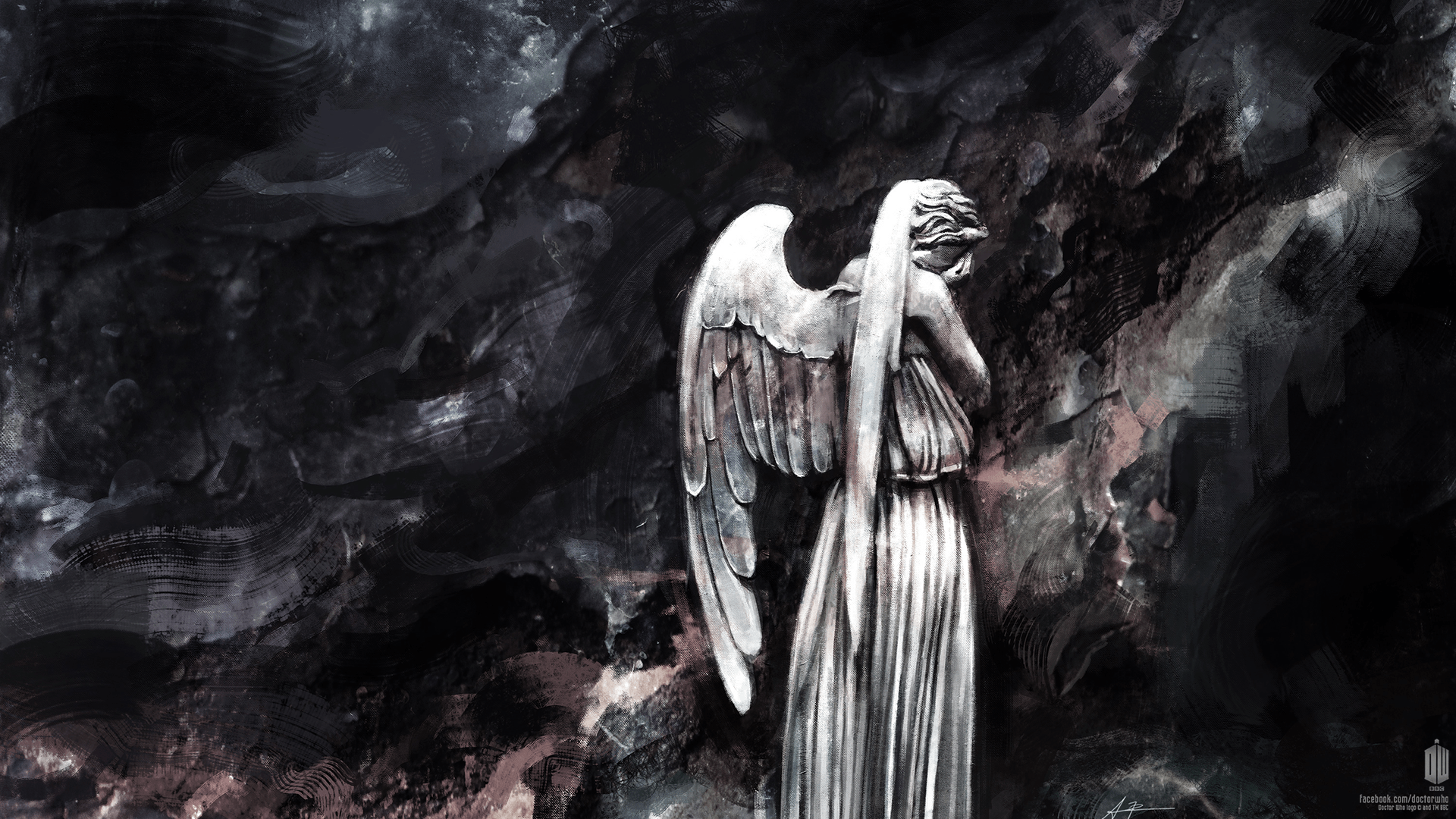 1920x1080 Crying Angel hình nền Bộ sưu tập