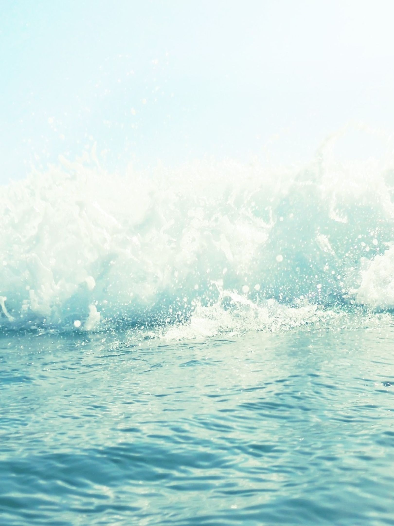 1620x2160 Resolution sea, foam, wave