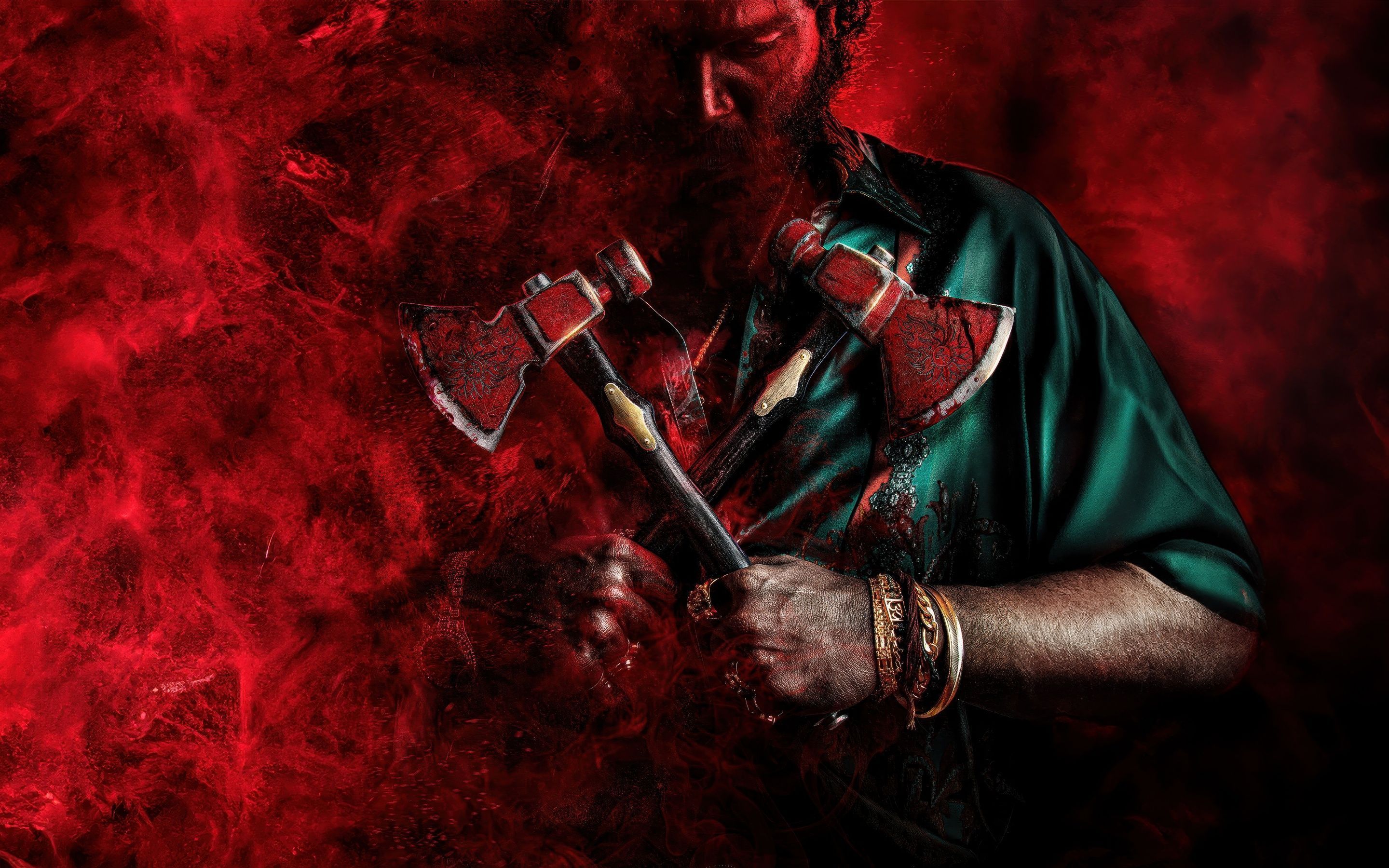 2880x1800 Allu Arjun Wallpaper 4K, Pushpa 2