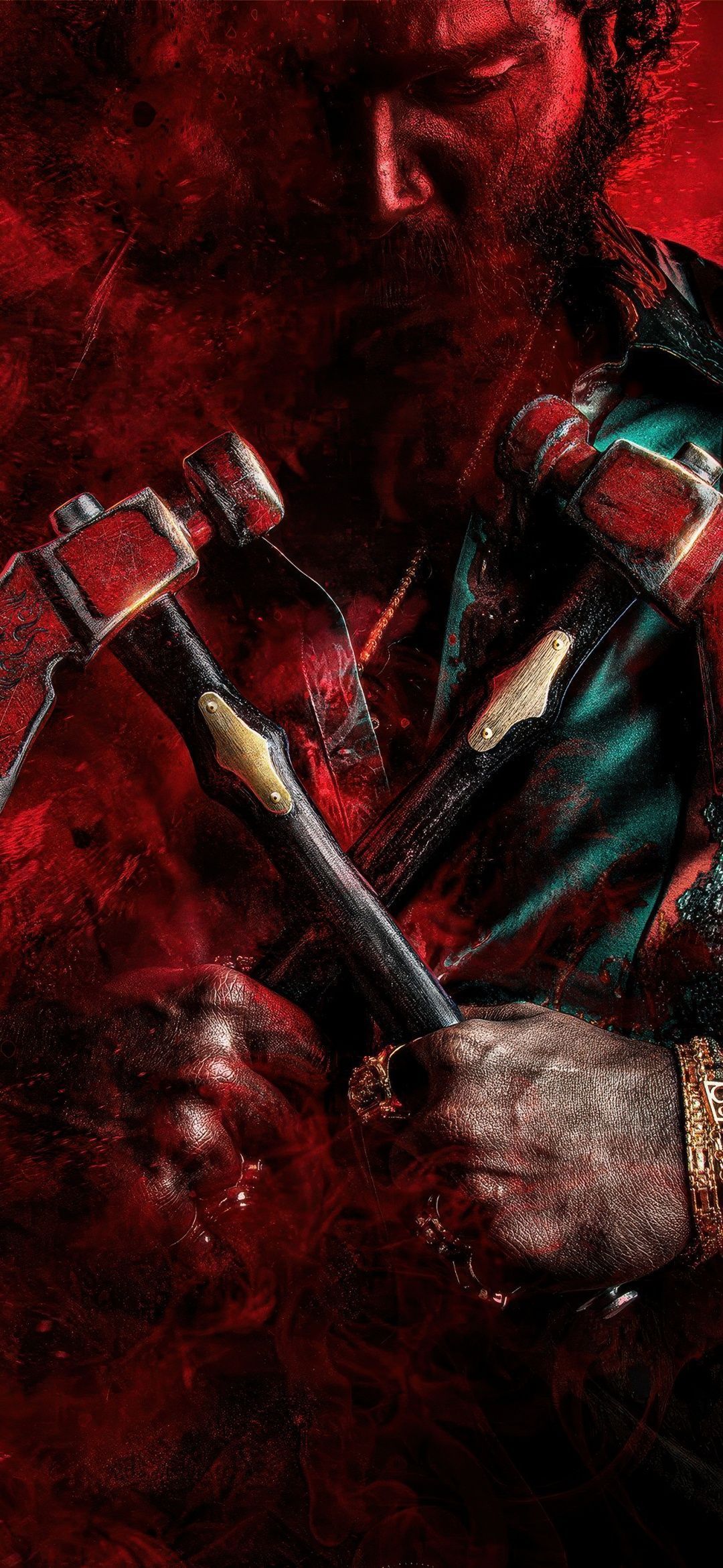 1080x2340 Allu Arjun Wallpaper 4K, Pushpa 2