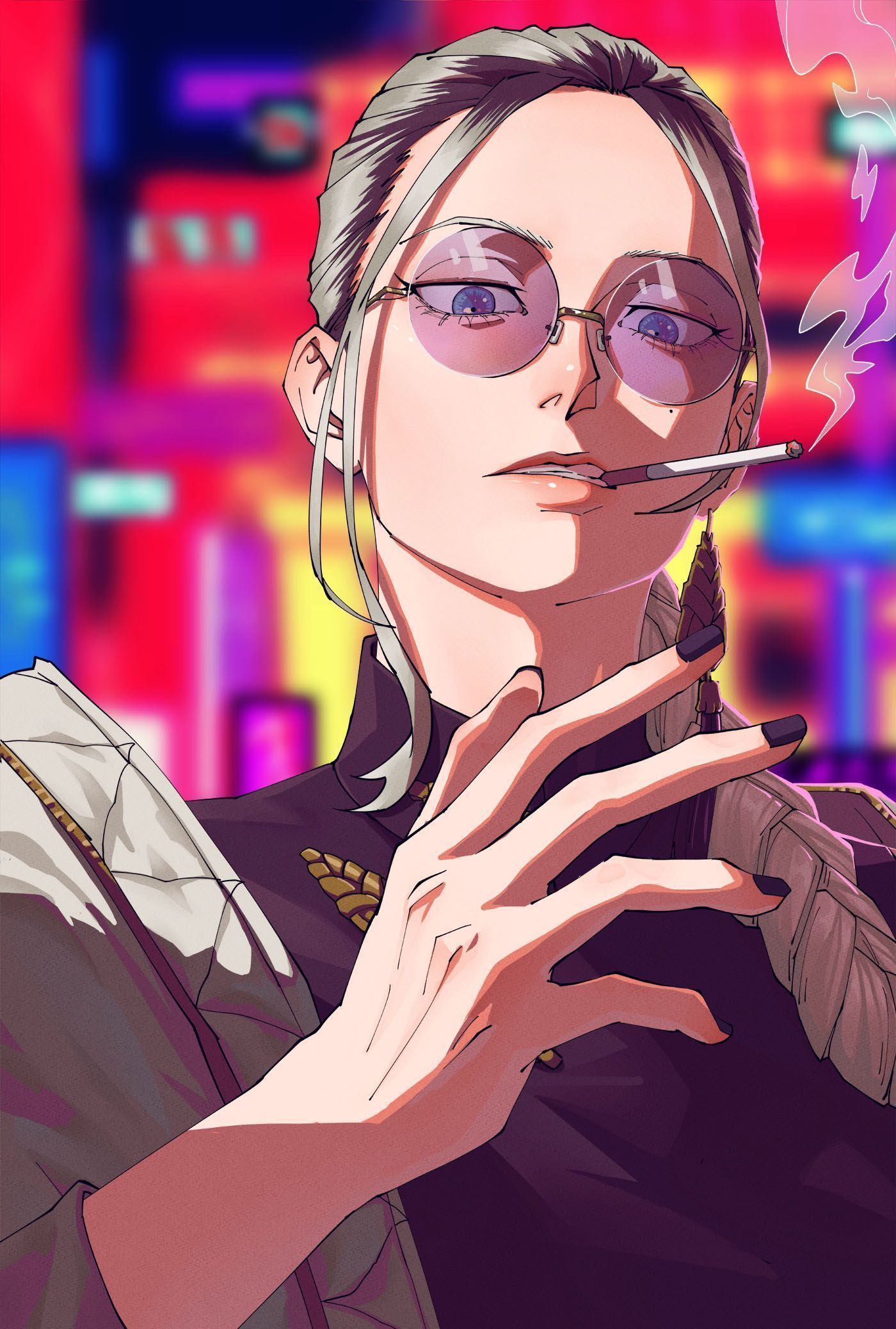 1400x2075 Gokurakugai Anime Image Board