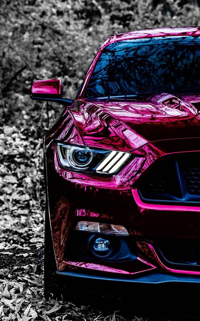 800x1280 HD purple mustang wallpaper