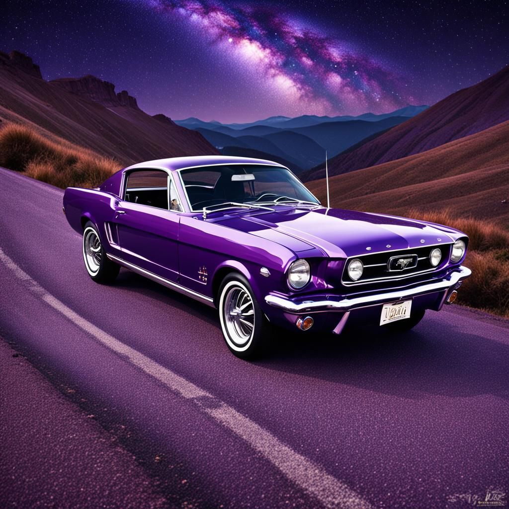 1024x1024 Ford mustang purple