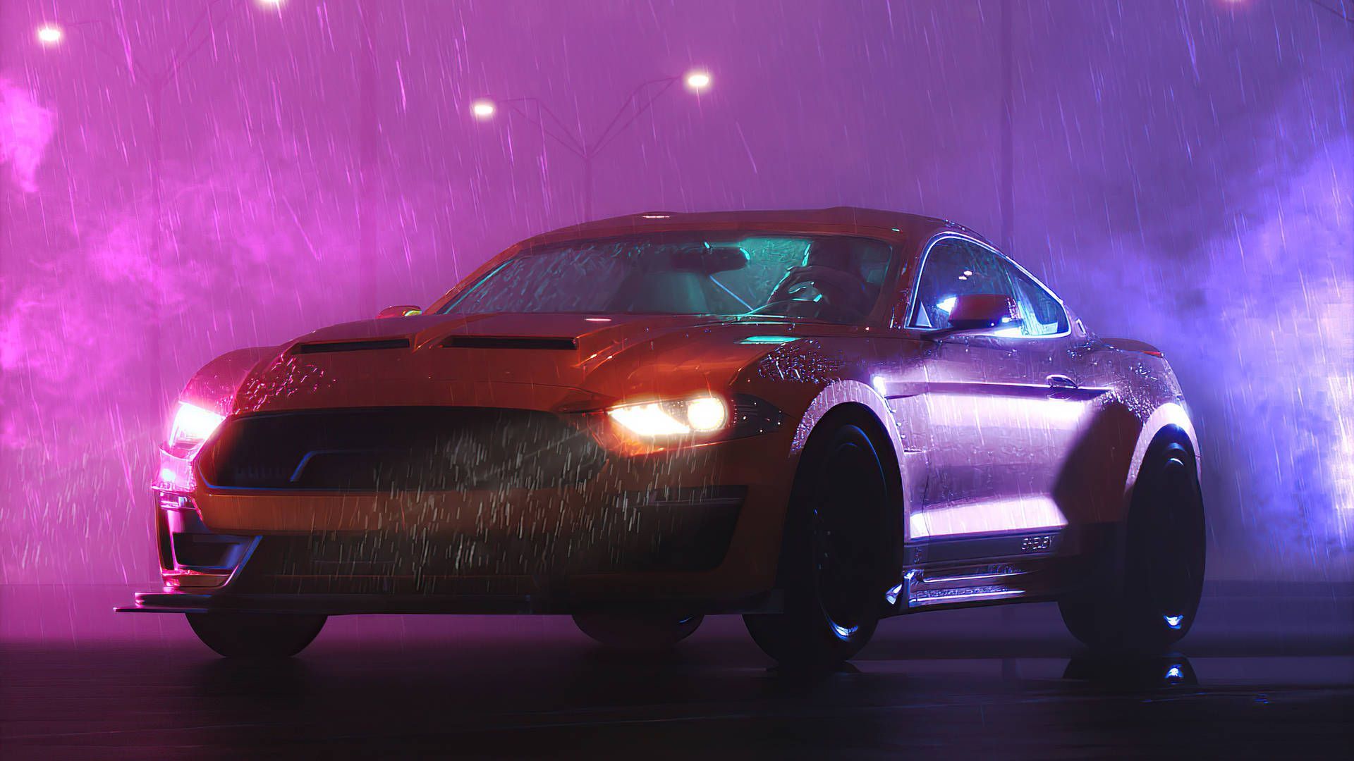 1920x1080 Cool Mustang Wallpaper