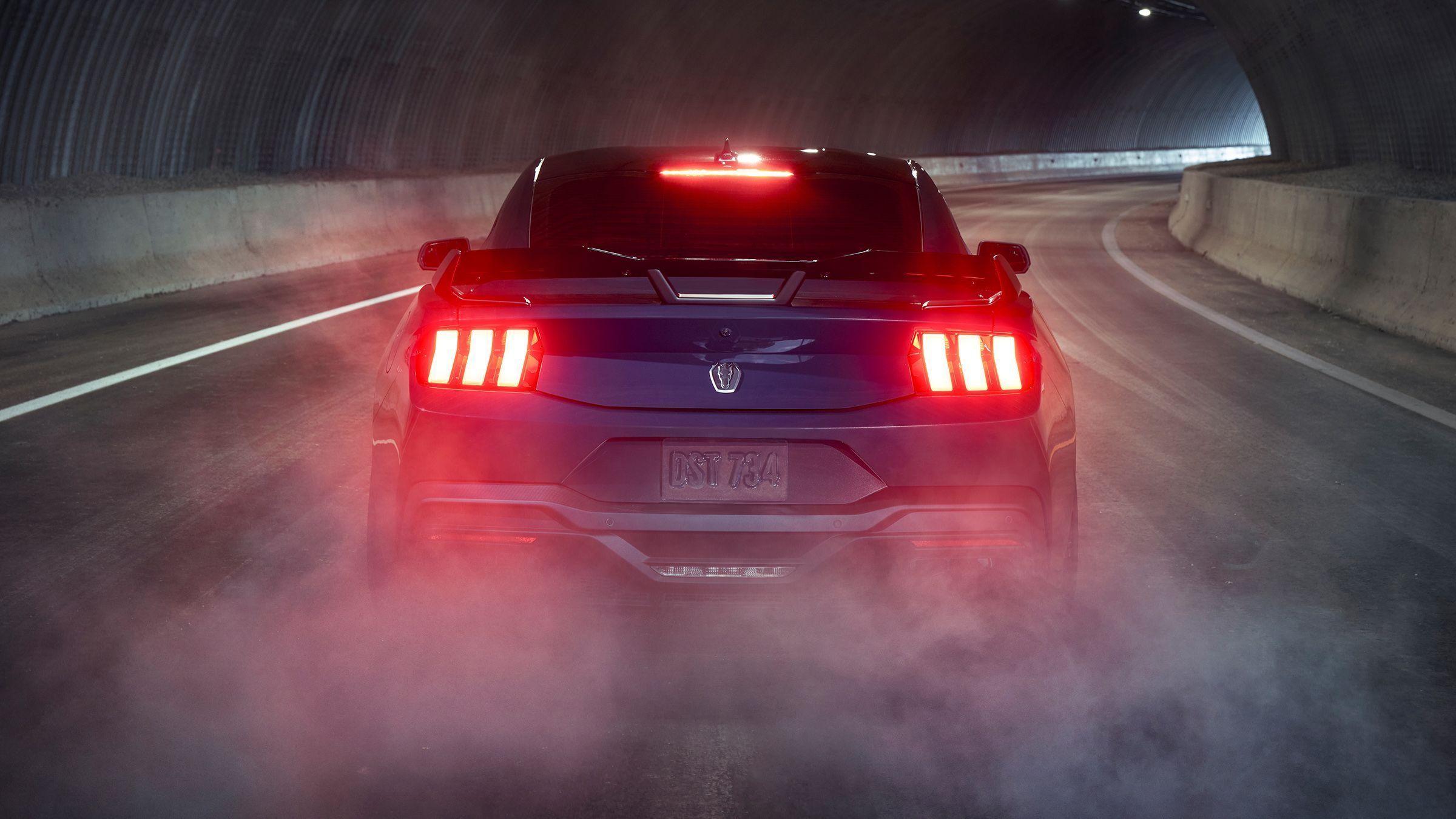 2400x1350 Mustang Dark Horse Wallpaper