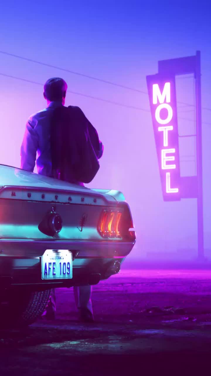 720x1280 Mustang Near the Motel Mobile Live