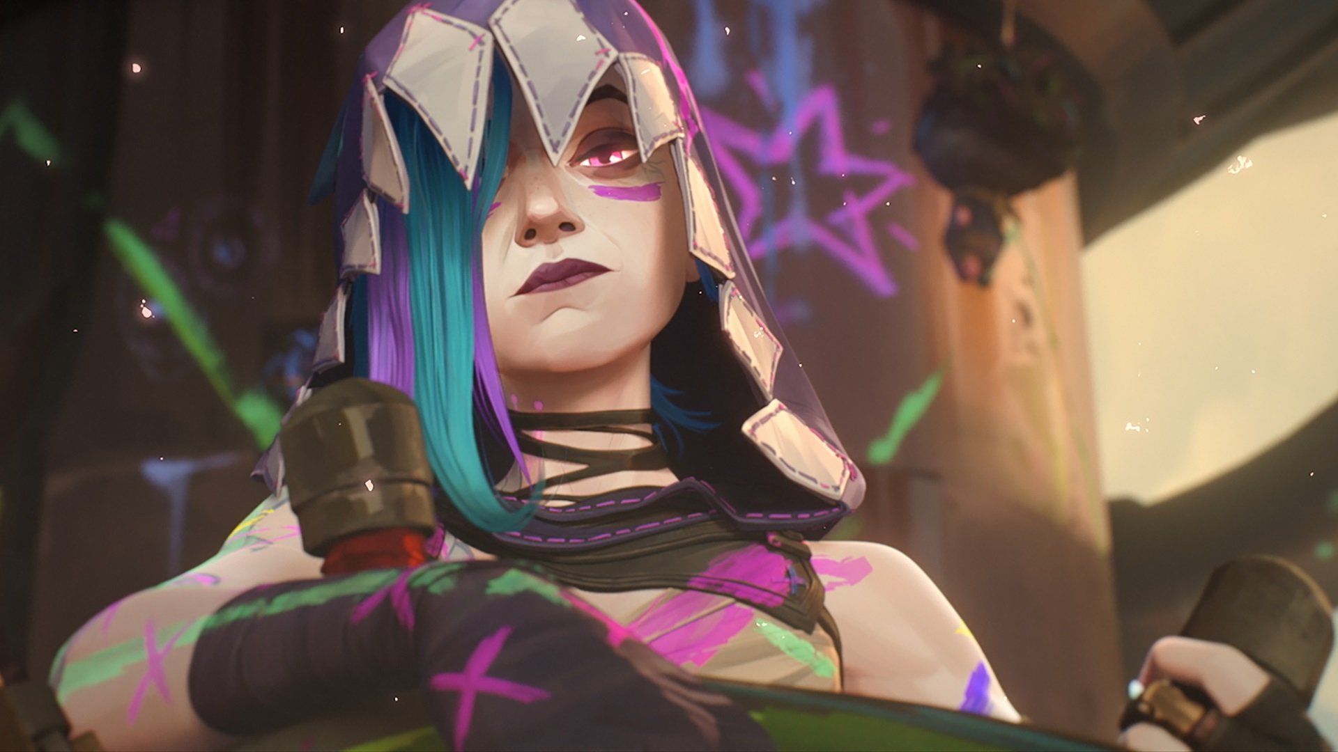 1920x1080 isha #jinx #ekko