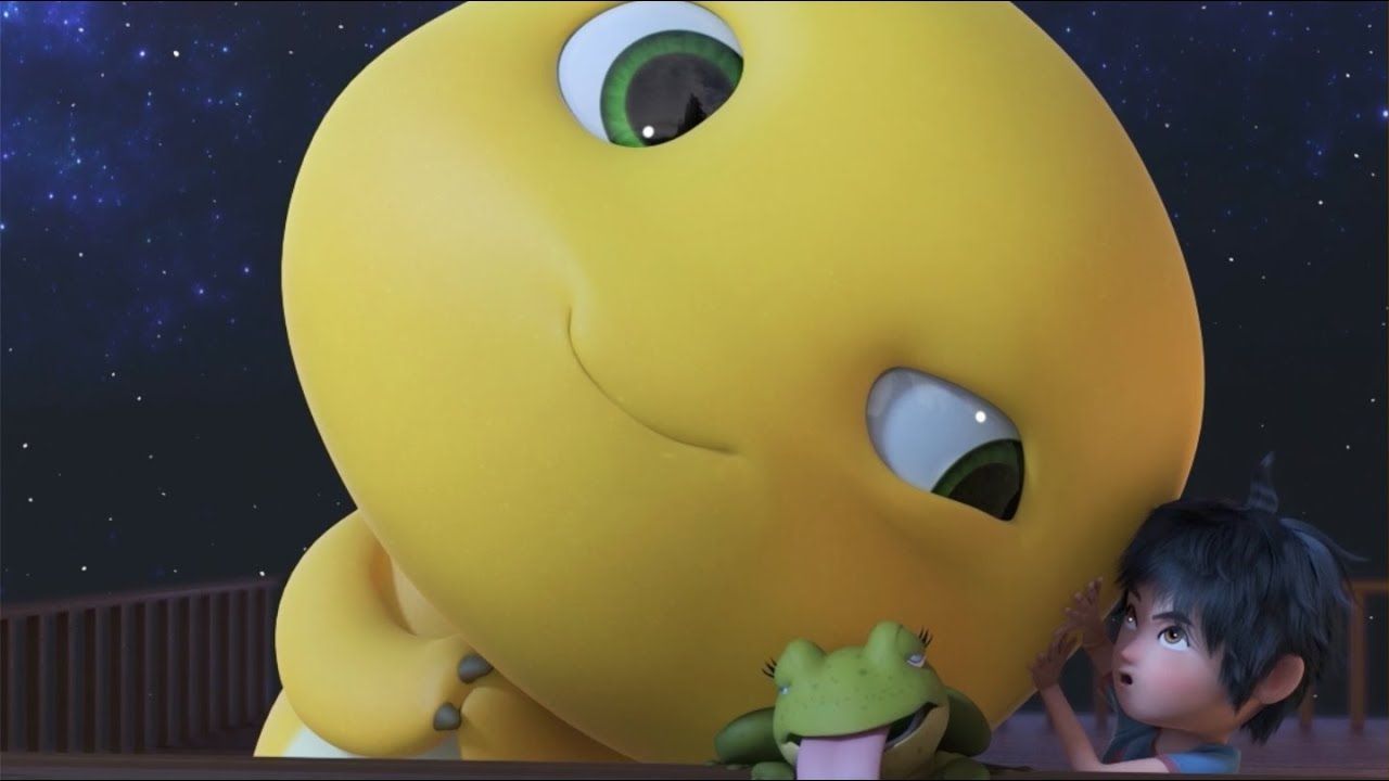 1280x720 Naloong 奶龙Cute yellow Dino ep.46 I