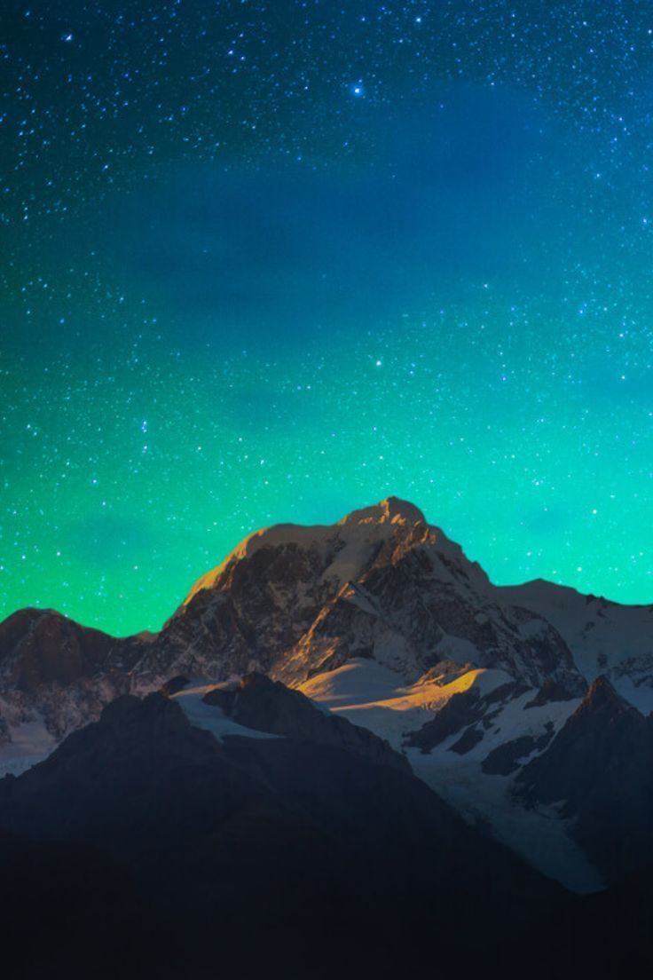 736x1104 Southern Lights in New Zealand