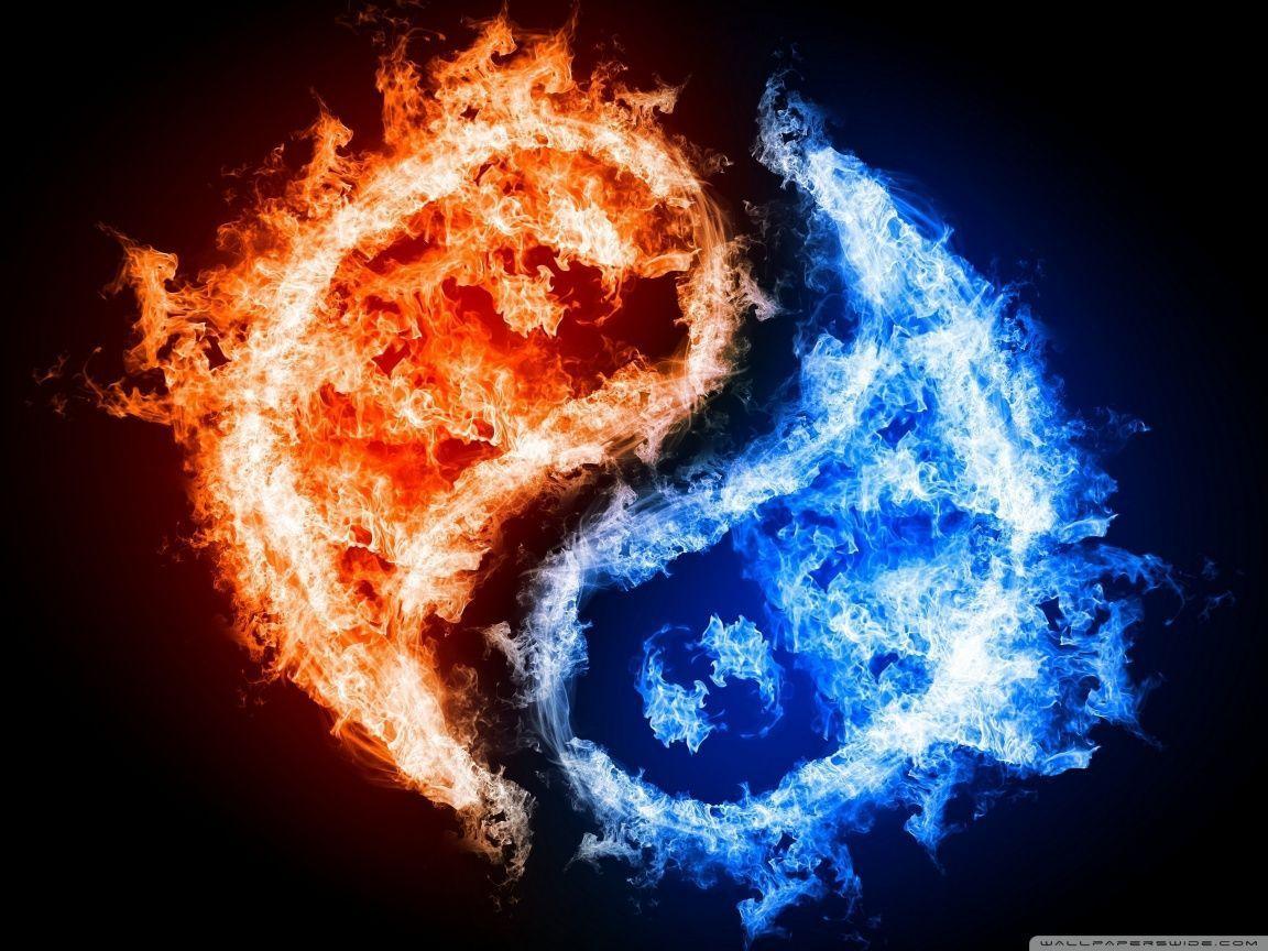 1152x864 Ice Wolves Wallpaper
