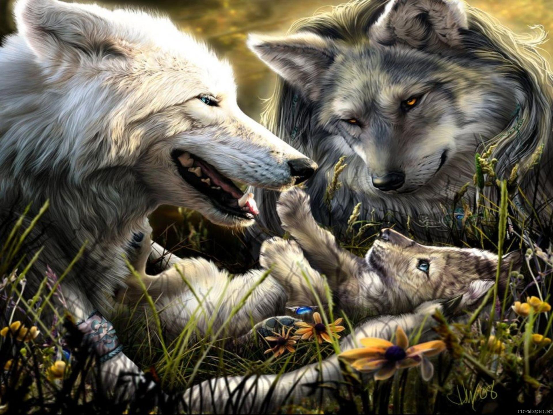 1920x1440 Baby Wolf Wallpaper