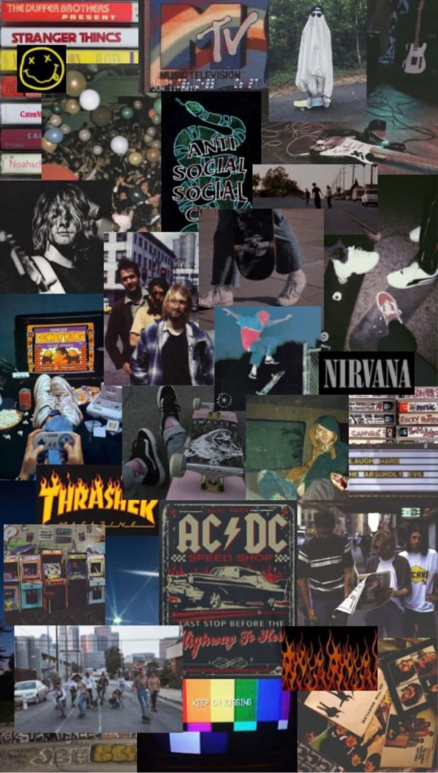 900x1587 Download Rock Music 90s Grunge Aesthetic Wallpaper