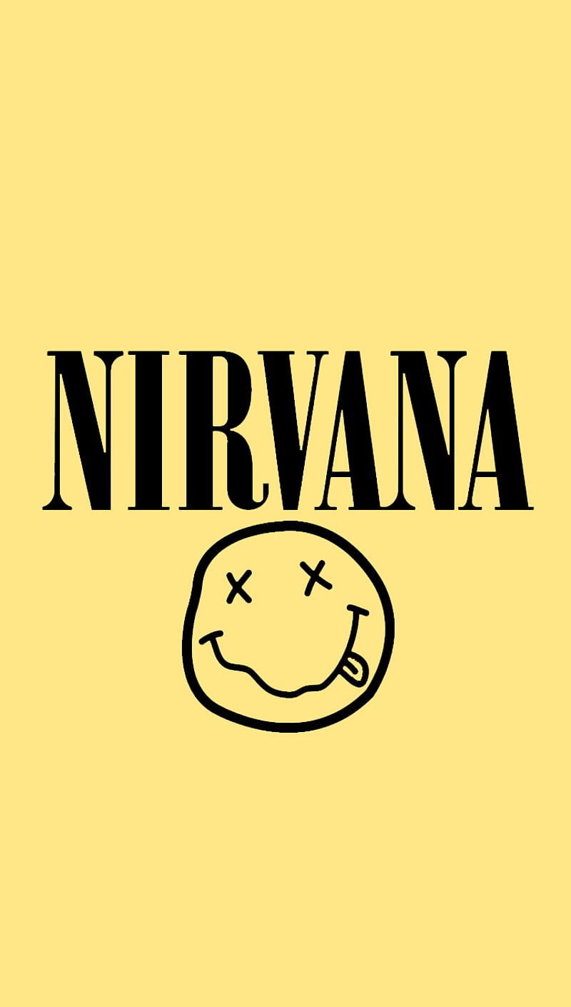 800x1410 Nirvana Logo, grunge, music, HD phone