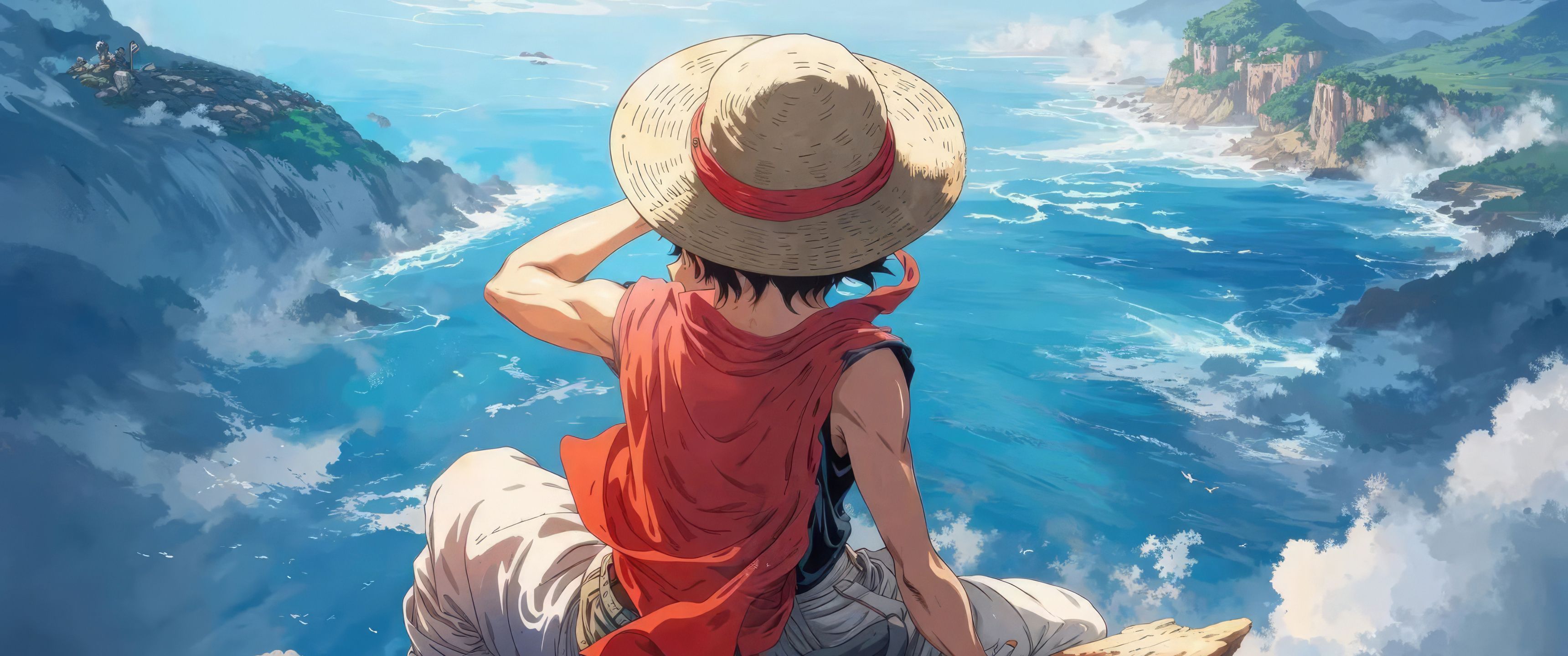 3440x1440 Monkey Dluffy One Piece 4k