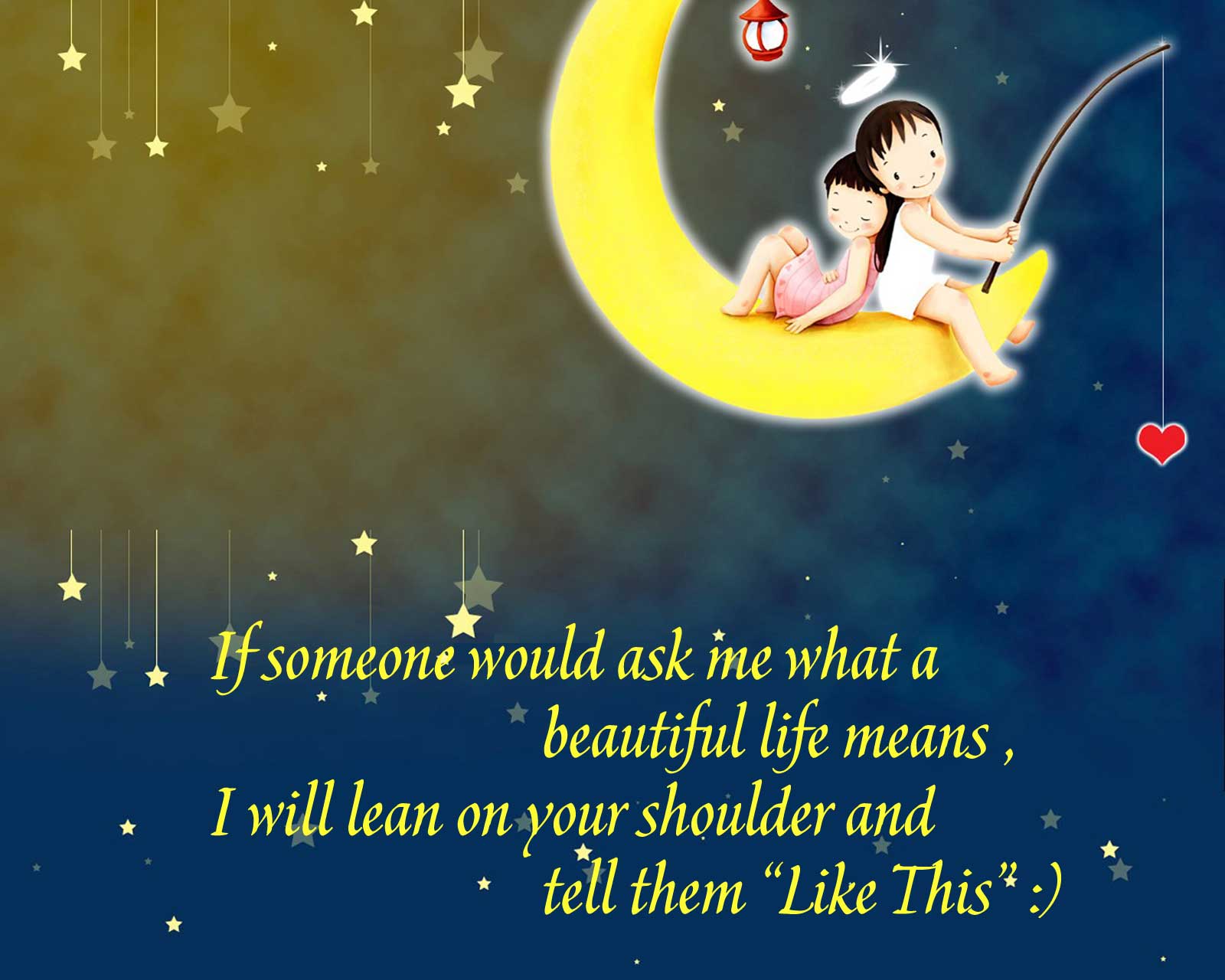 1600x1280 Cute Cartoon Life Quotes Wallpaper Free Download Hd For Desktop