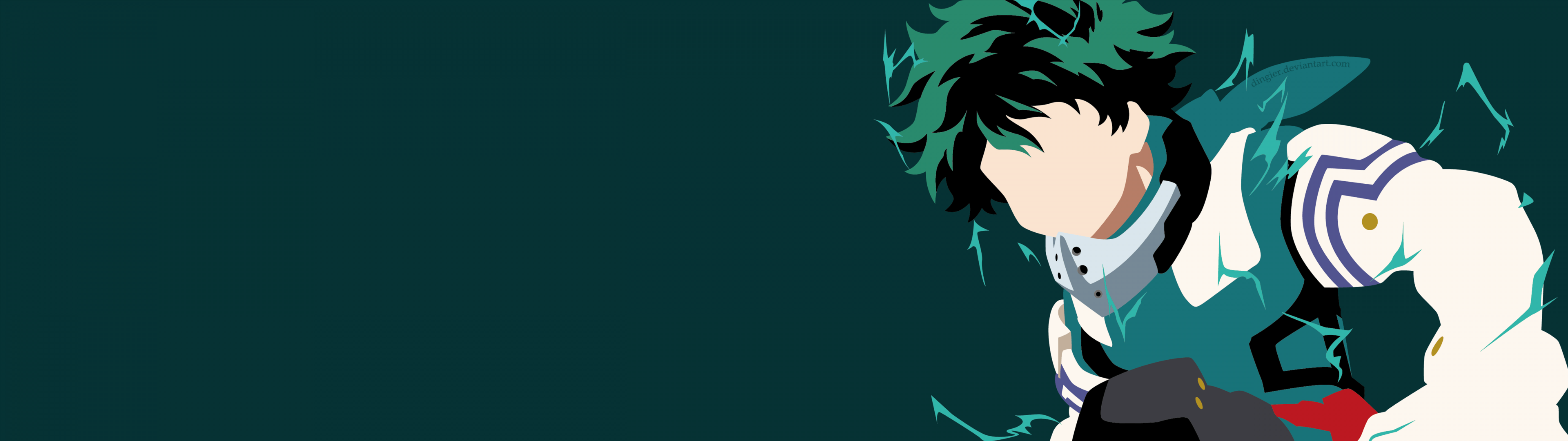 3840x1080 Deku Wallpaper 4K, My Hero Academia