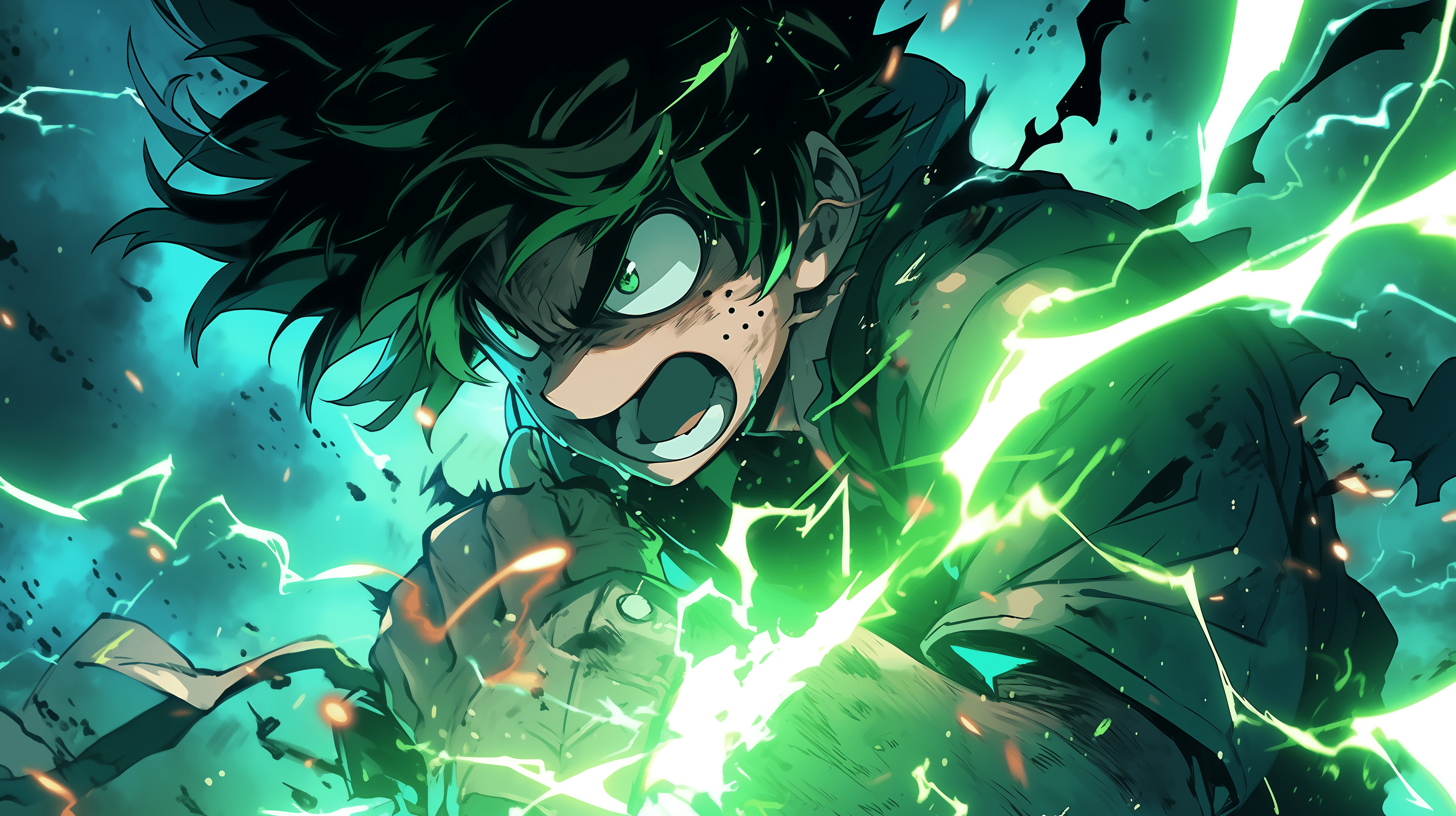2912x1632 Izuku Midoriya My Hero Academia HD