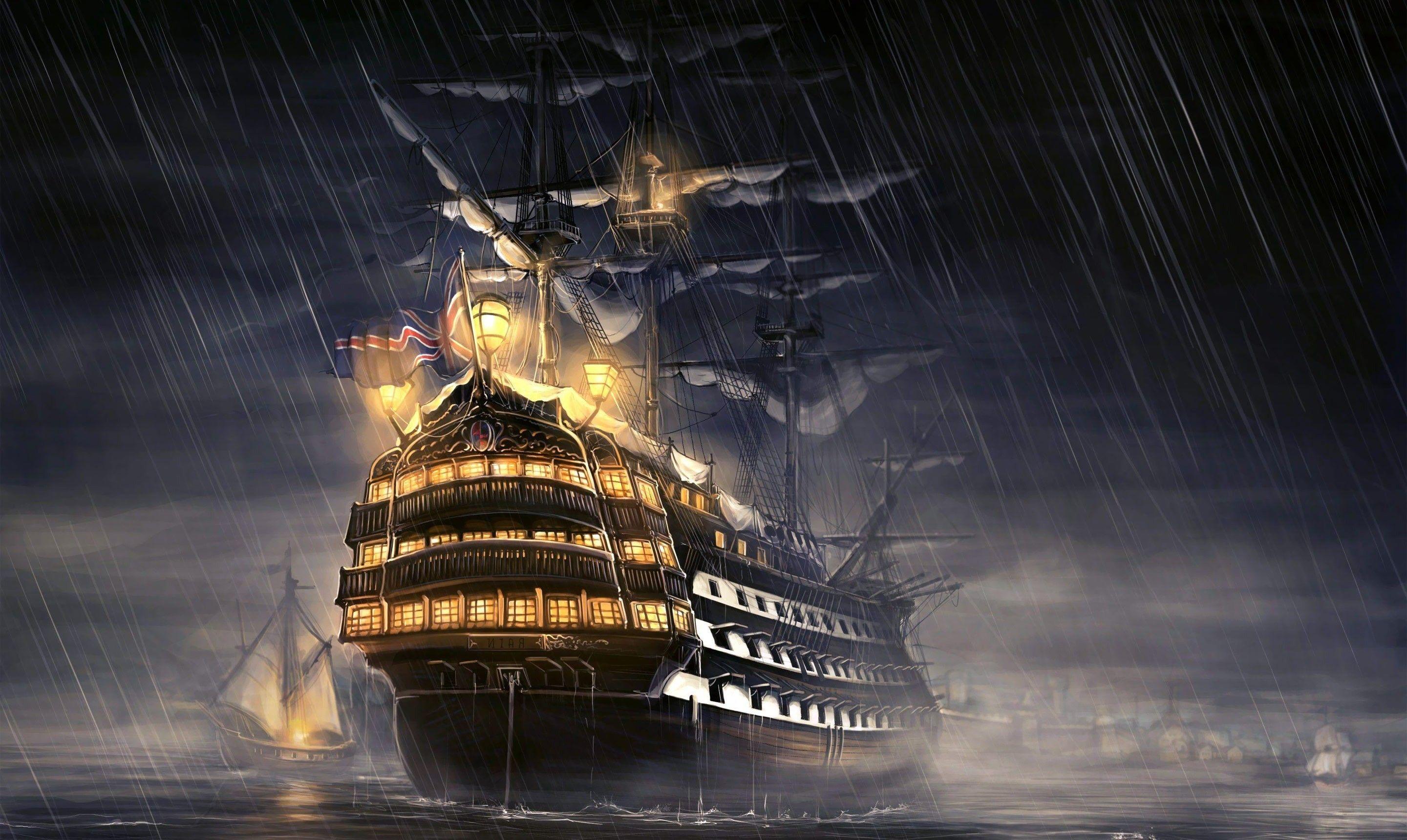40+ Pirate Ship HD Wallpapers and Backgrounds