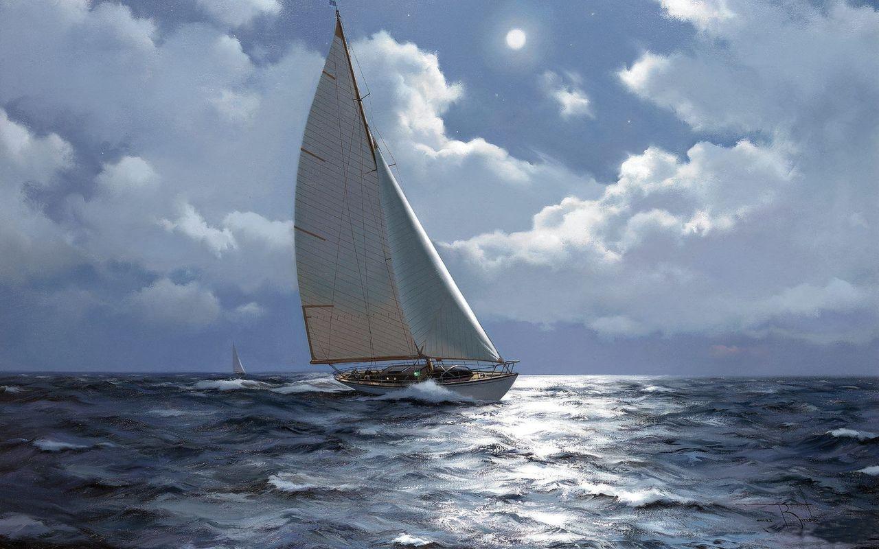 1280x800 Sailboat wallpaperx800