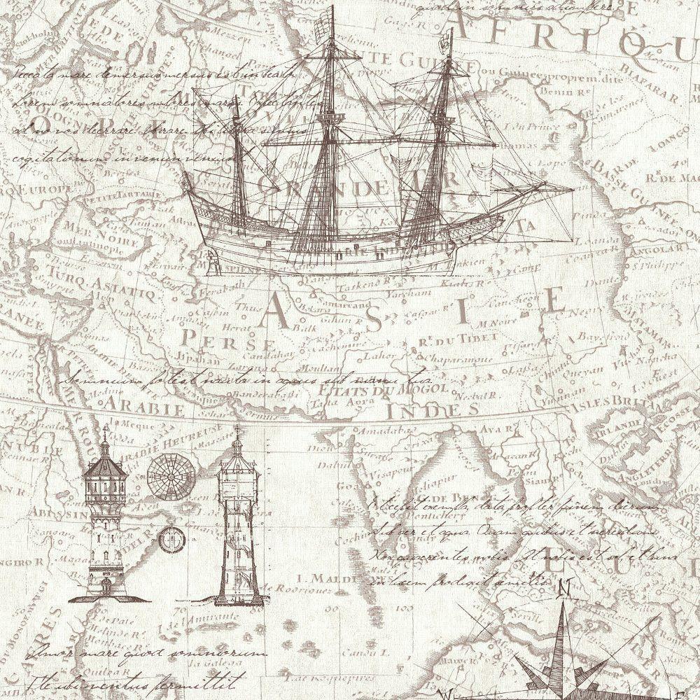 Ngói hình nền có thể tháo rời 1000x1000 Nautical Seas